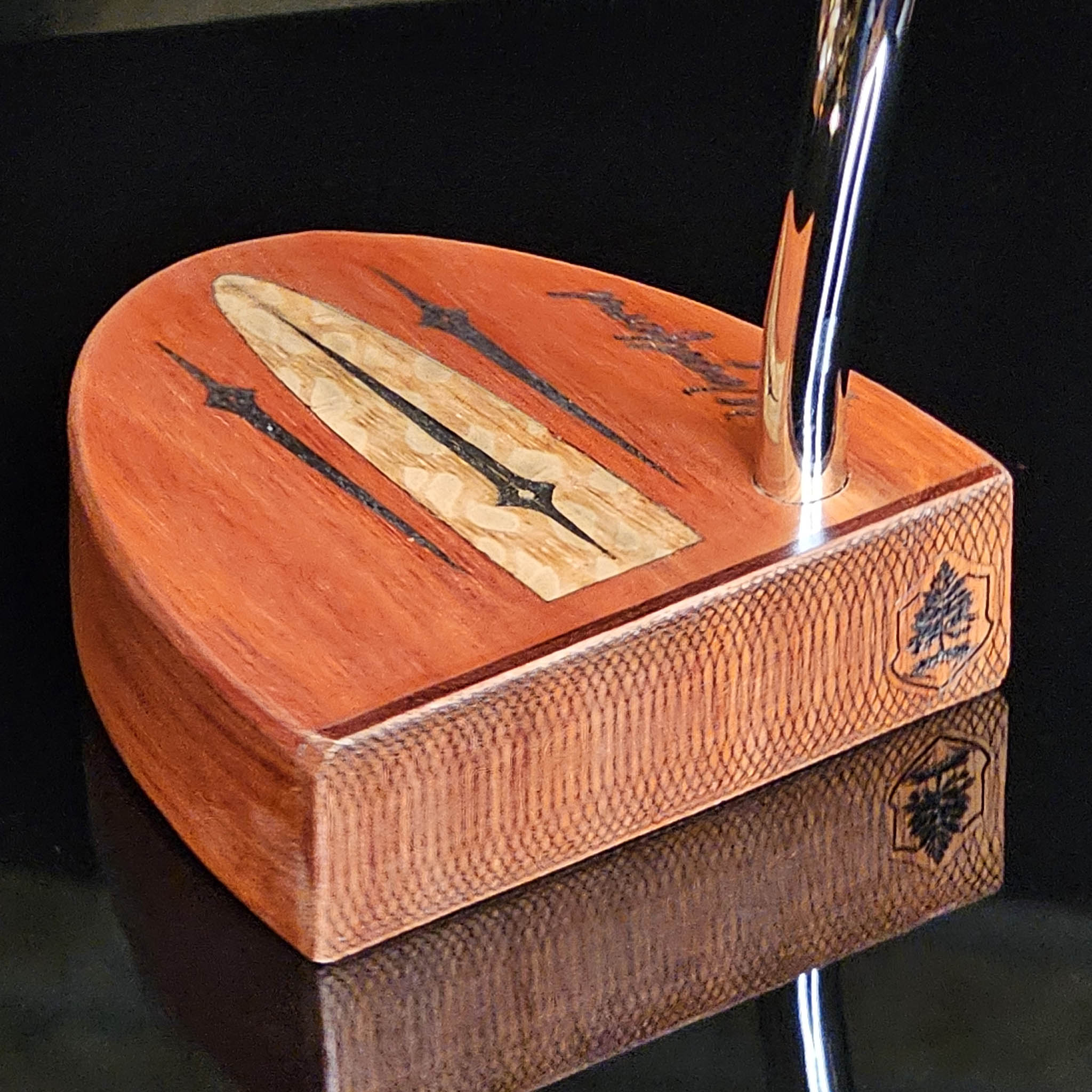 Bloodwood exotic wood putter from TimberTouch customer review roundup