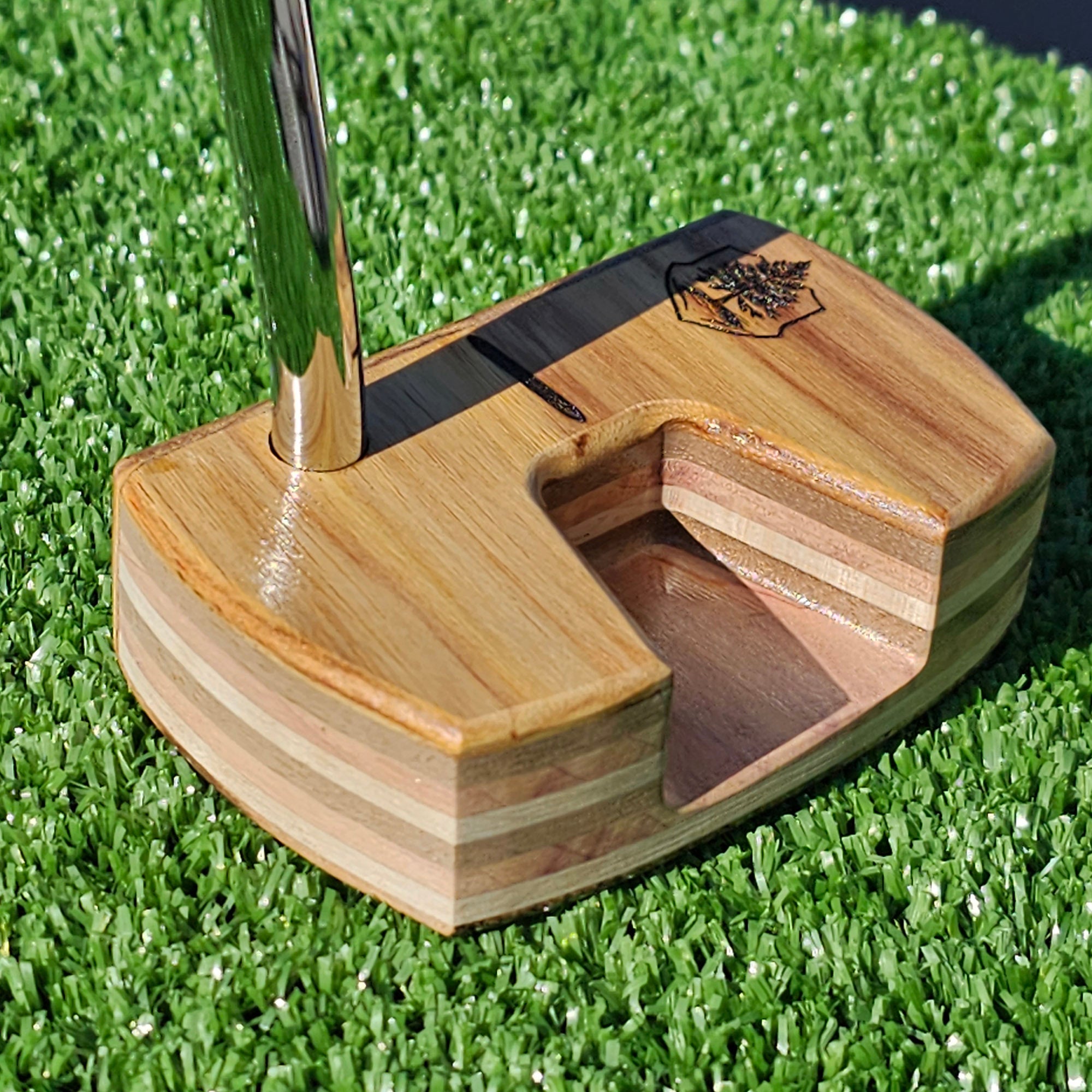 Canarywood and multi wood Woodrich Regal wood putter