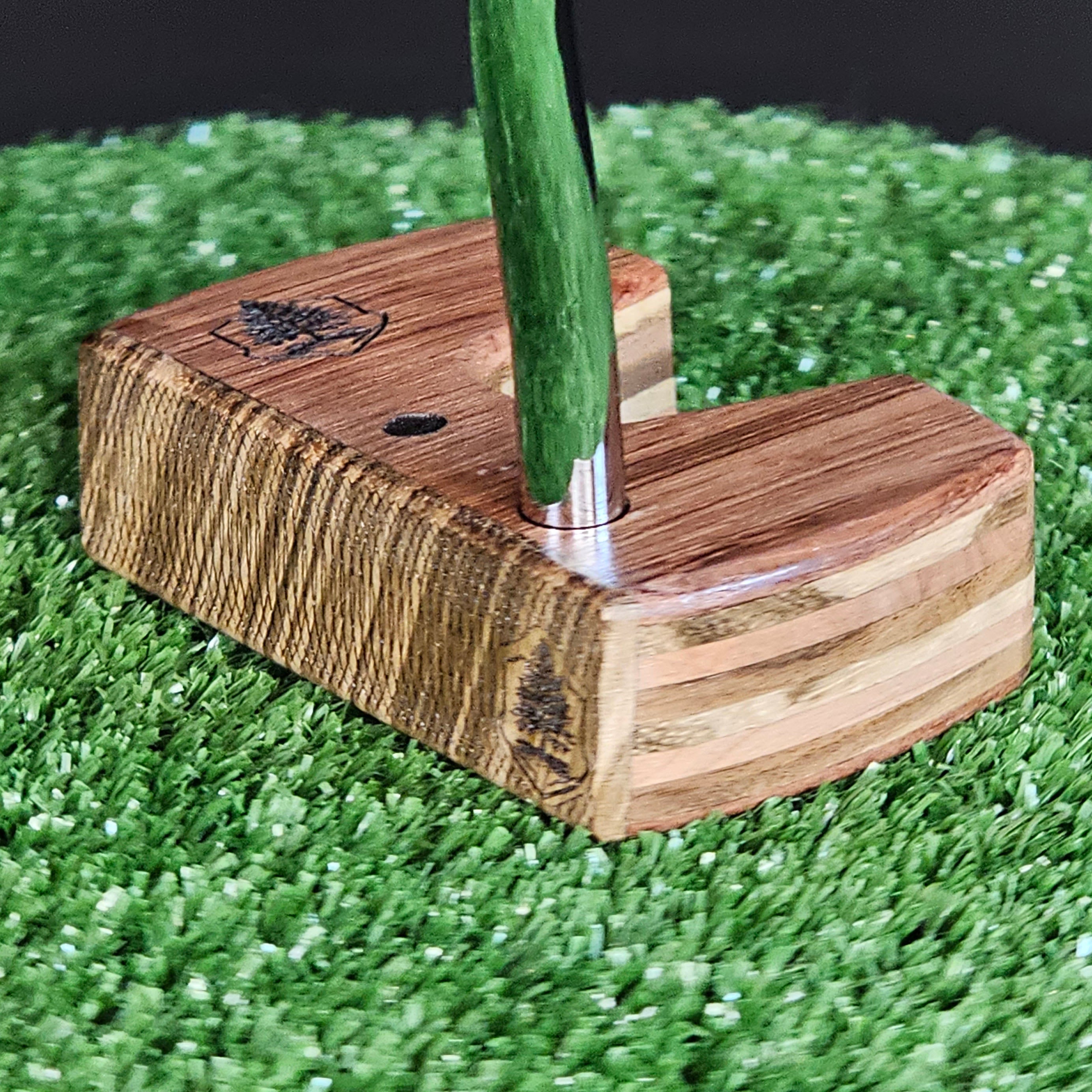 Bubinga and Zebrawood exotic Woodrich Regal wood putter