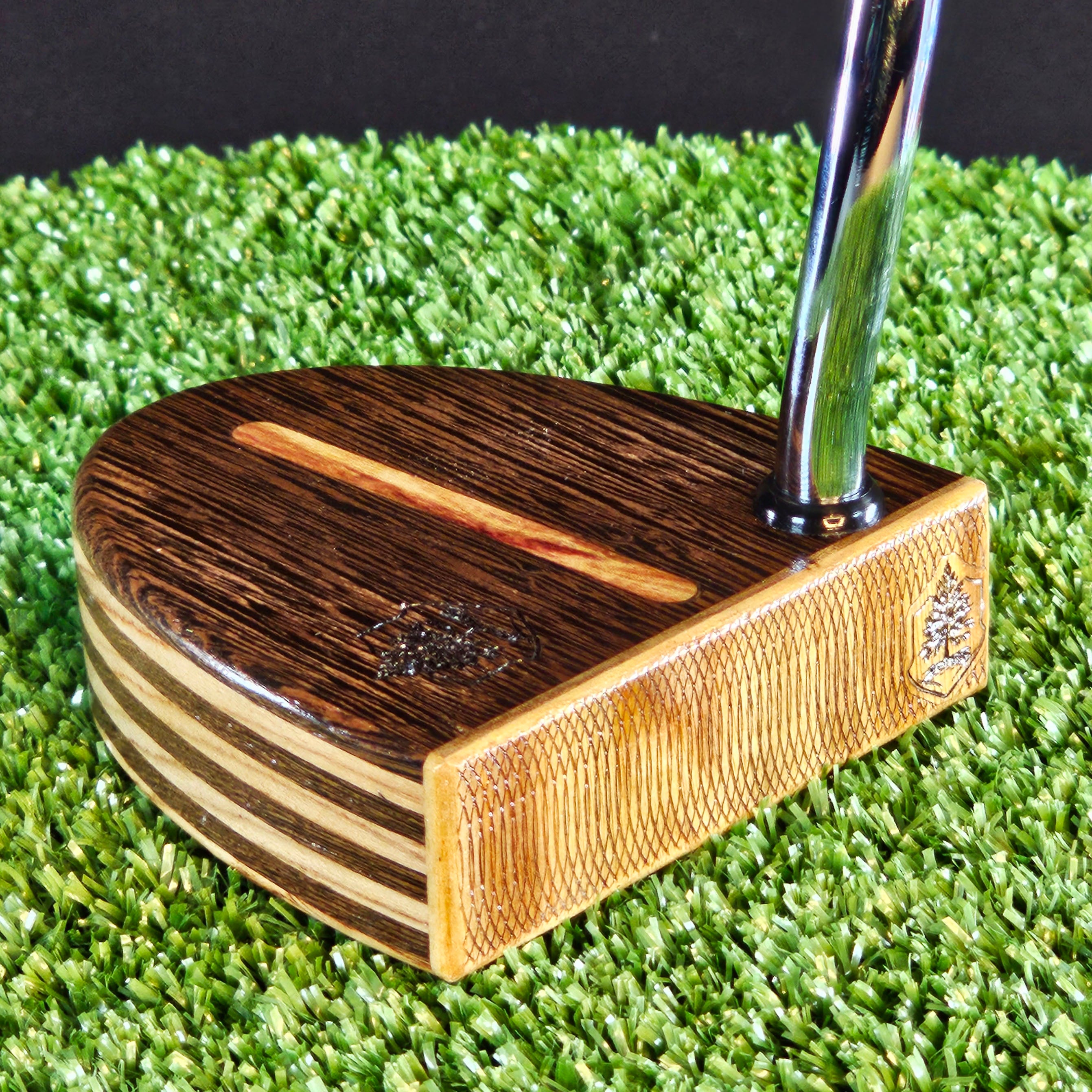 Wenge wood and Canarywood Woodford putter