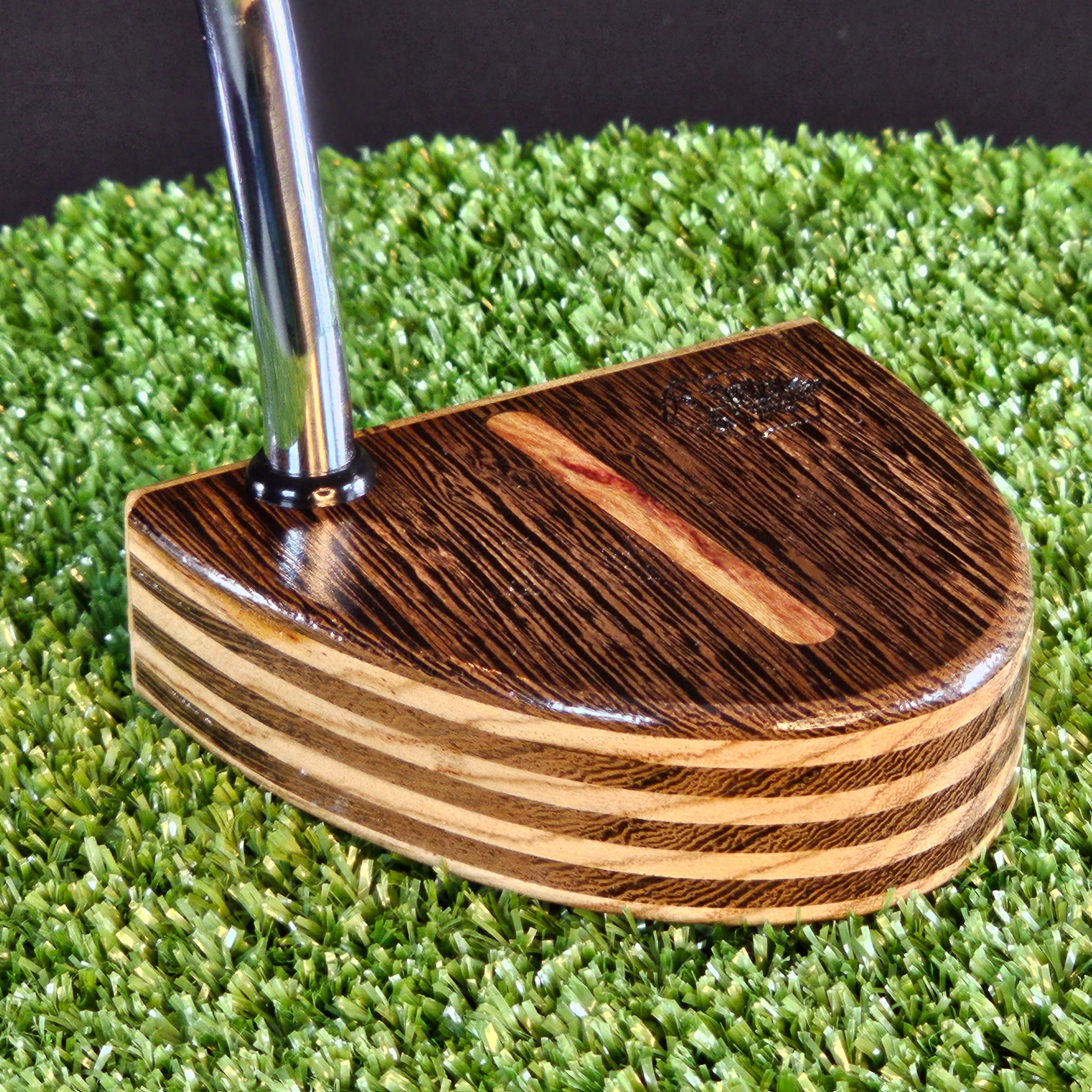 Wenge wood and Canarywood Woodford putter