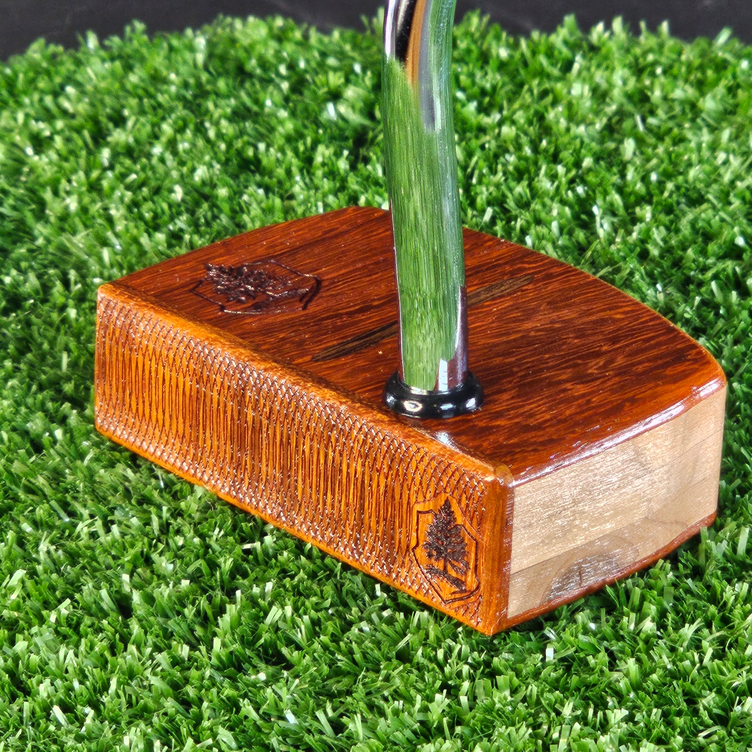 Padauk exotic wood and Cedar Woodwin putter
