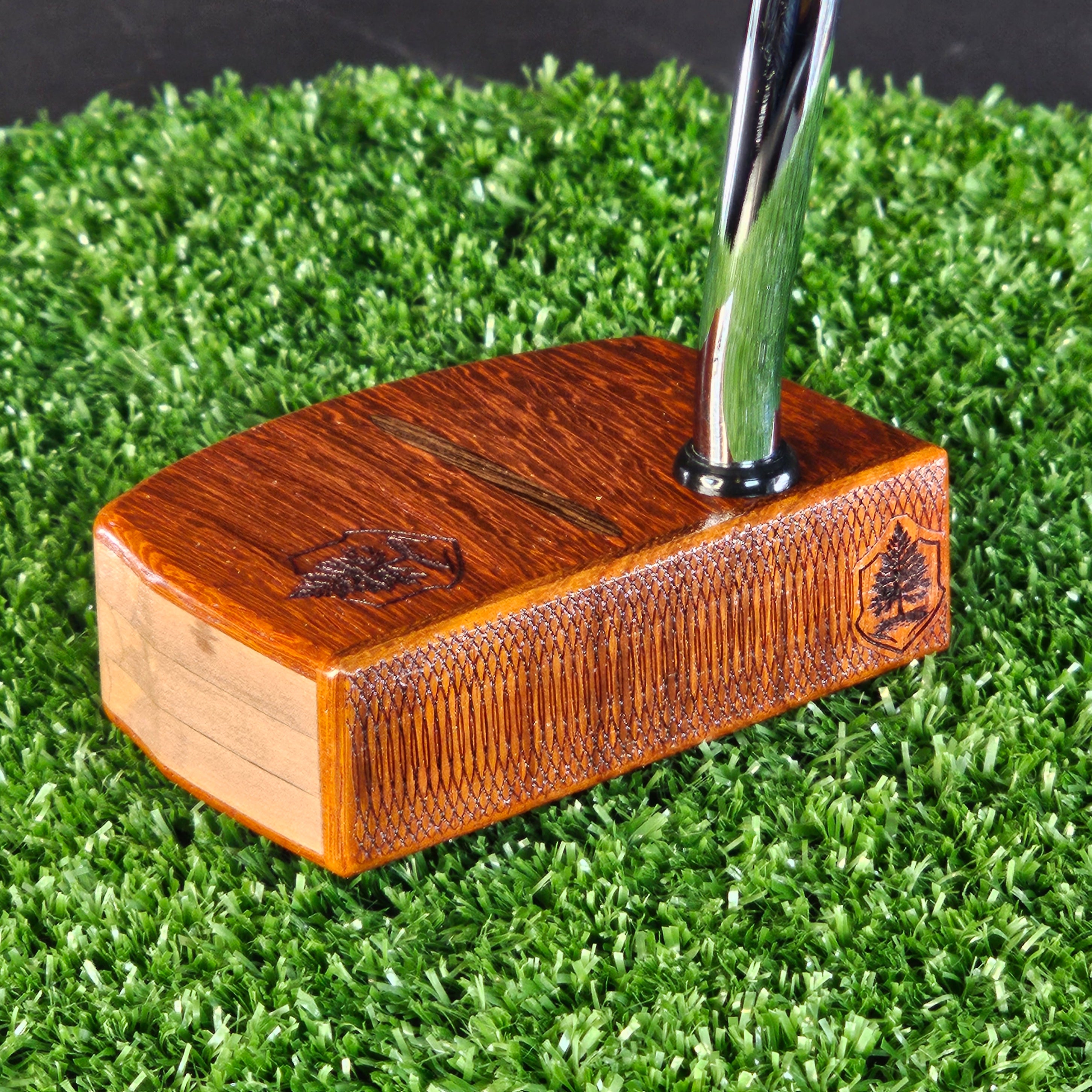 Padauk exotic wood and Cedar Woodwin putter