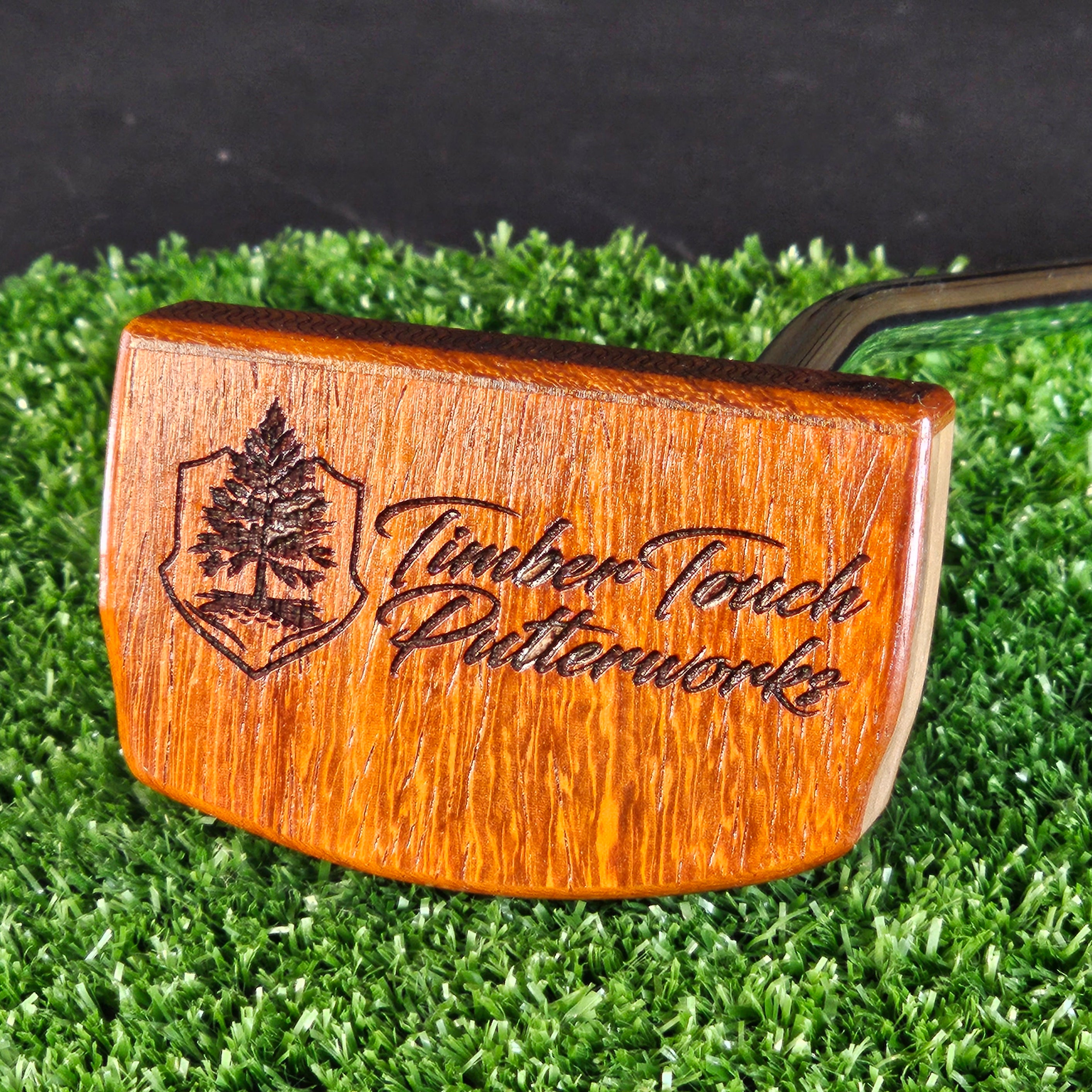 Padauk exotic wood and Cedar Woodwin putter