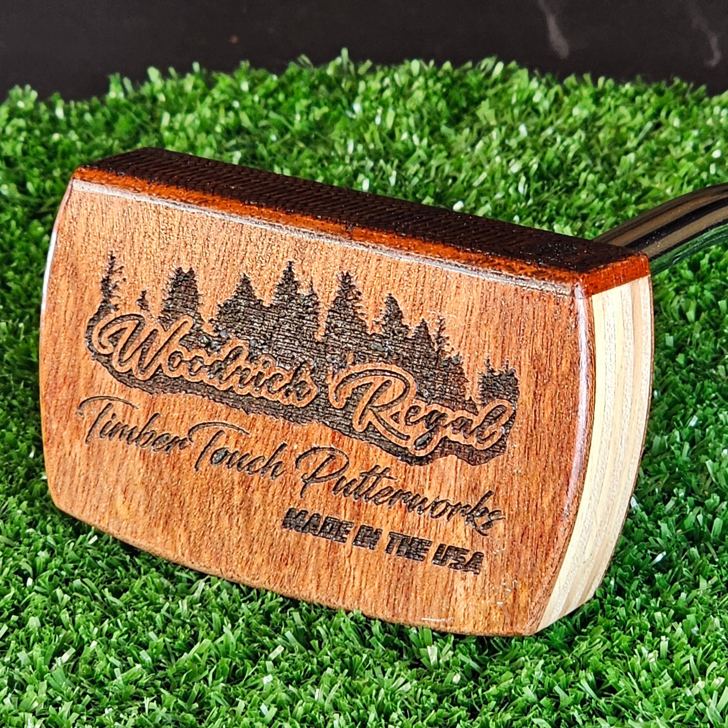 Bubinga and various exotic wood Woodrich Regal Putter
