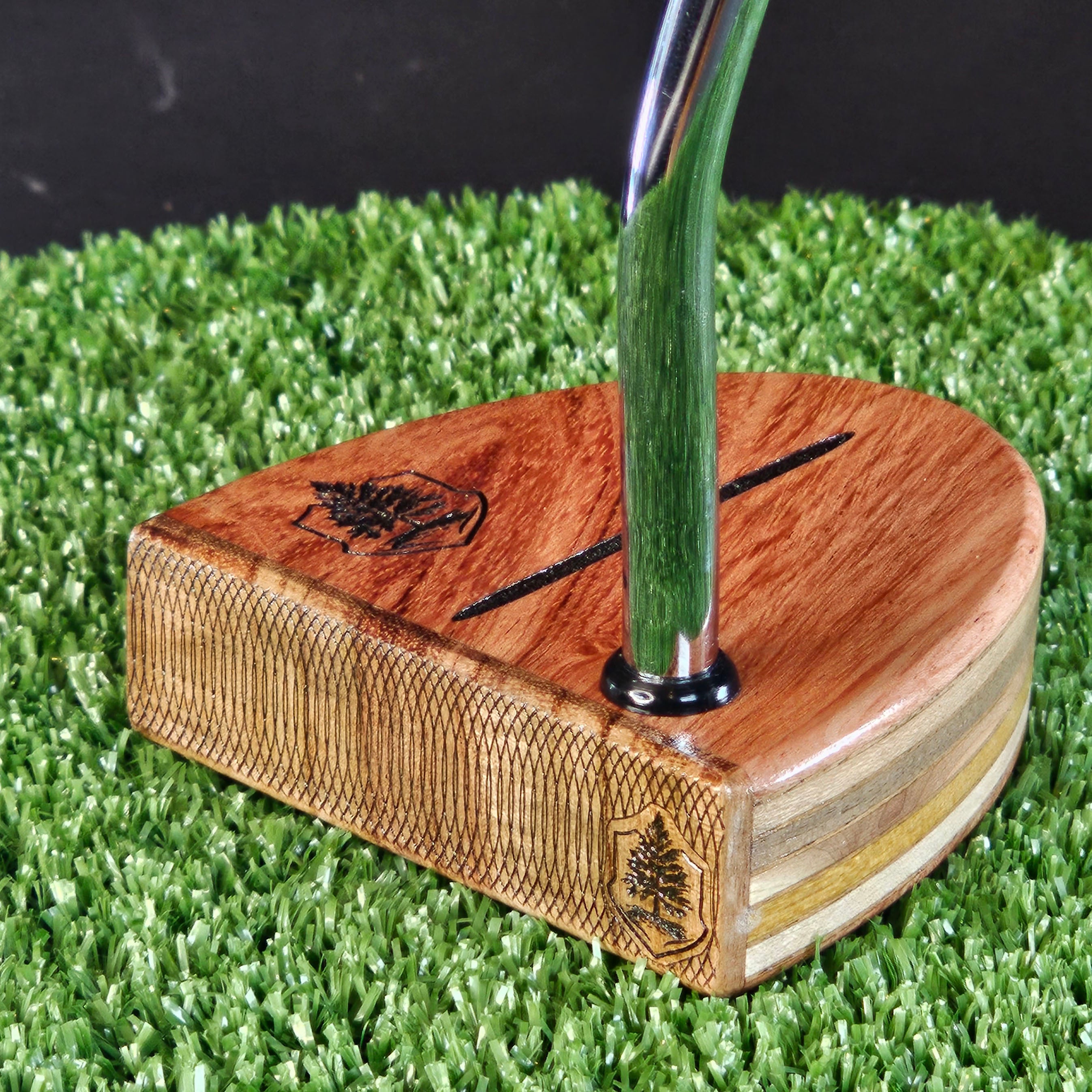 Bubinga and various exotic wood Woodford putter