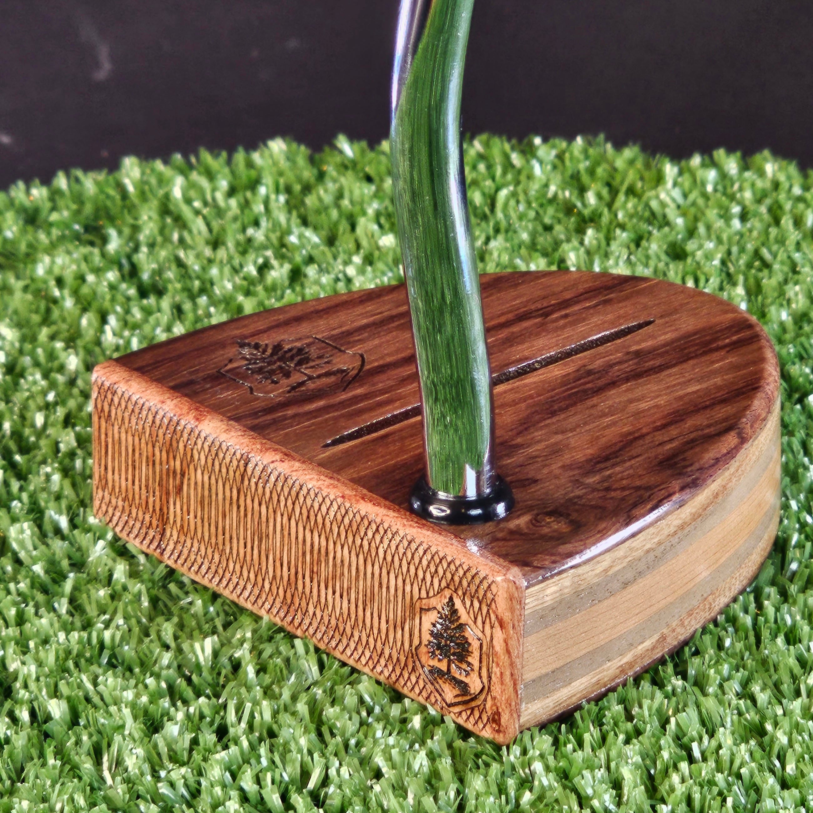 Rosewood Bubinga and various exotic wood Woodford putter