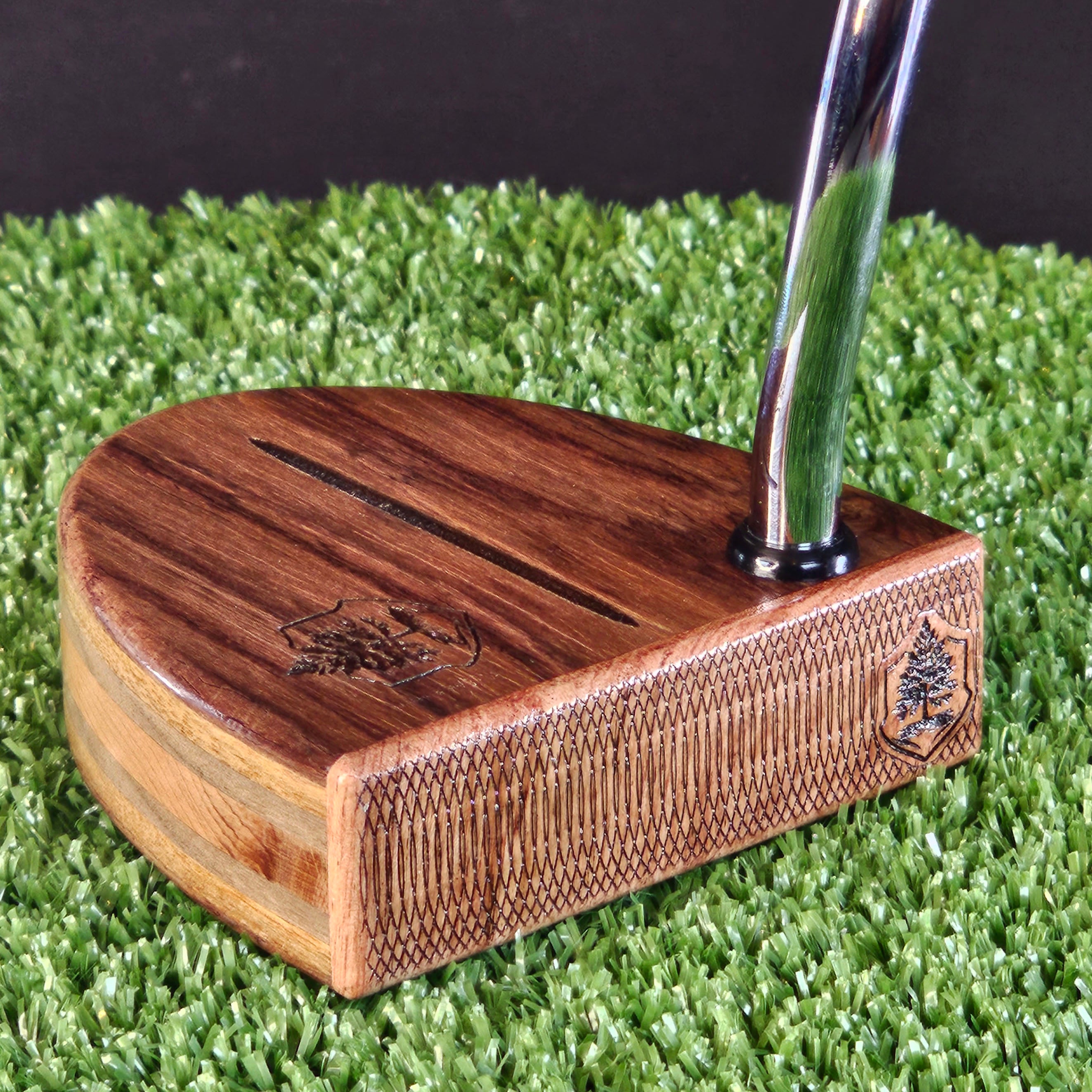 Rosewood Bubinga and various exotic wood Woodford putter