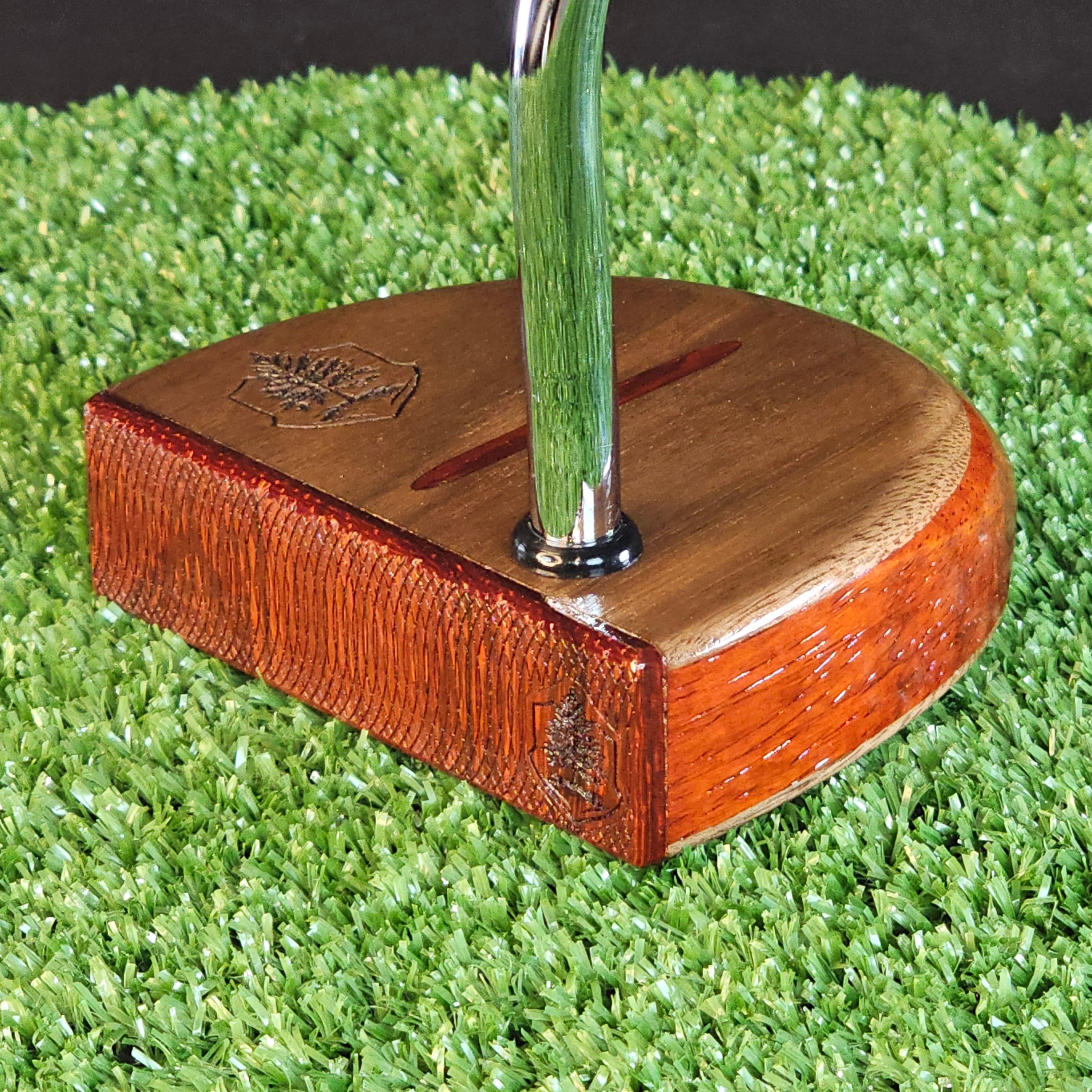 Fatty Style Padauk and Walnut exotic wood putter