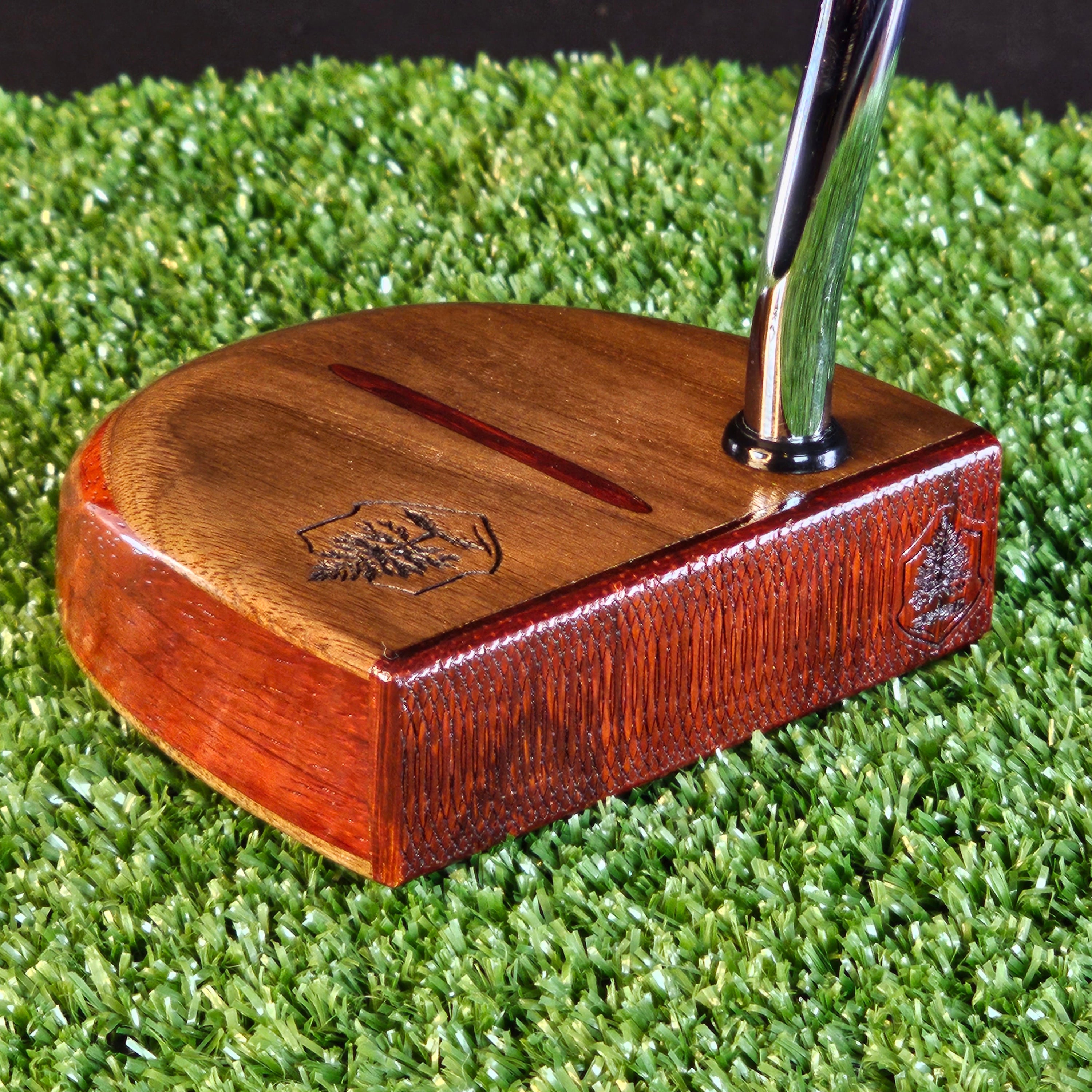Fatty Style Padauk and Walnut exotic wood putter