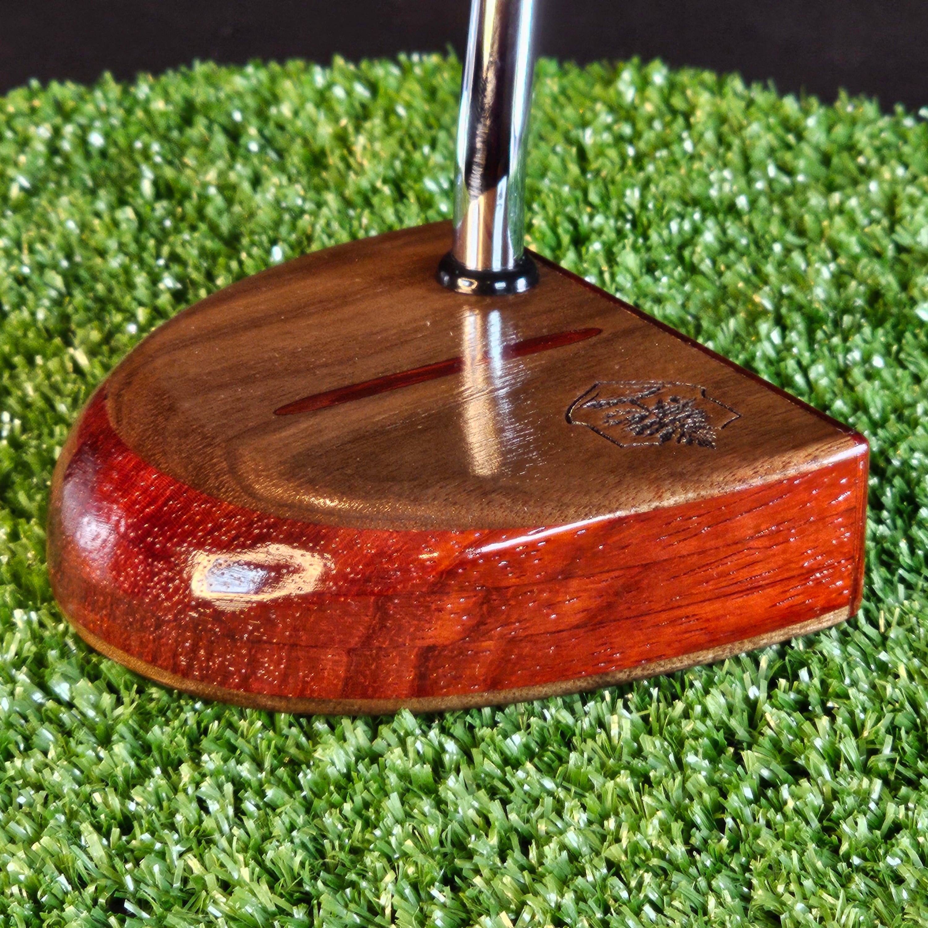 Fatty Style Padauk and Walnut exotic wood putter