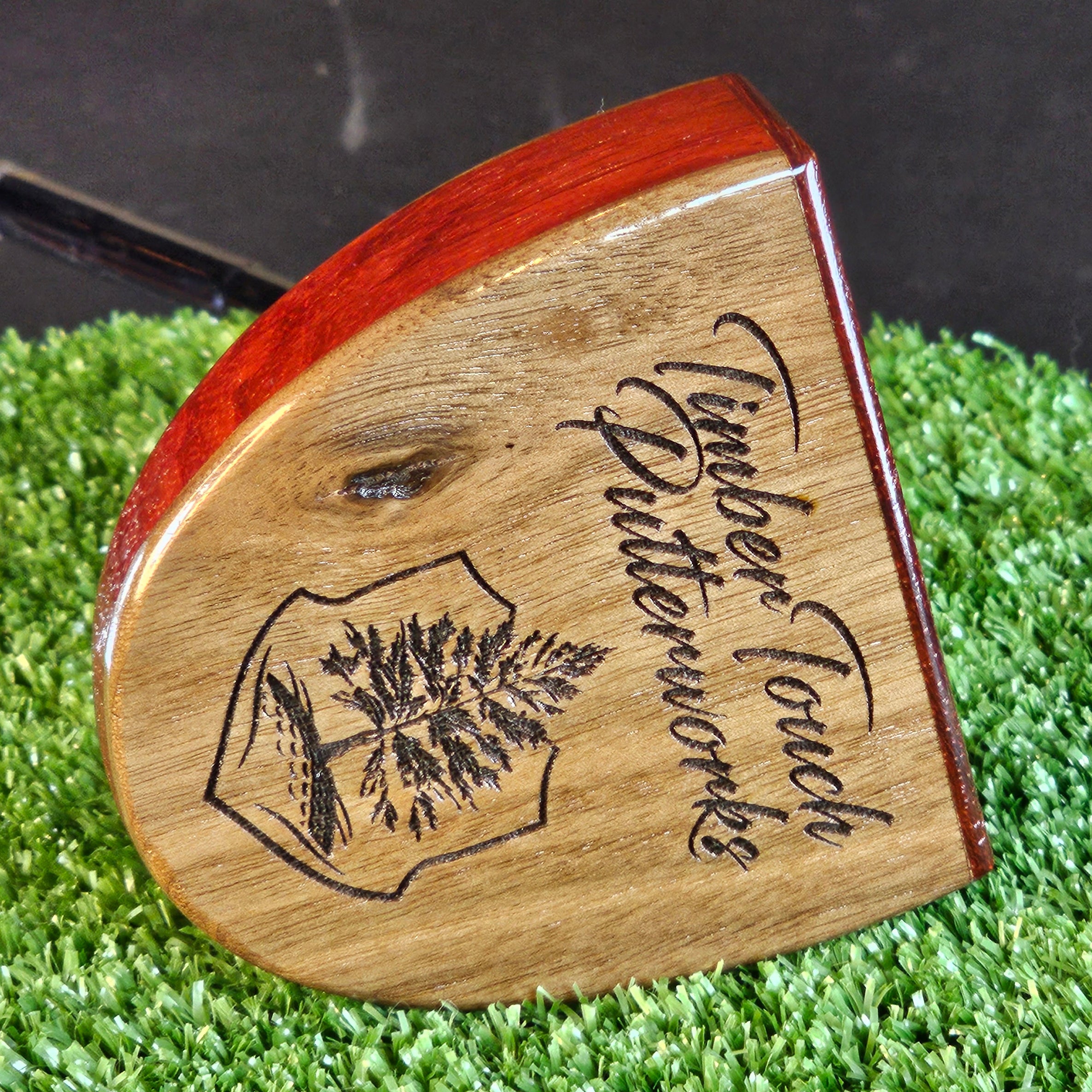 Fatty Style Padauk and Walnut exotic wood putter