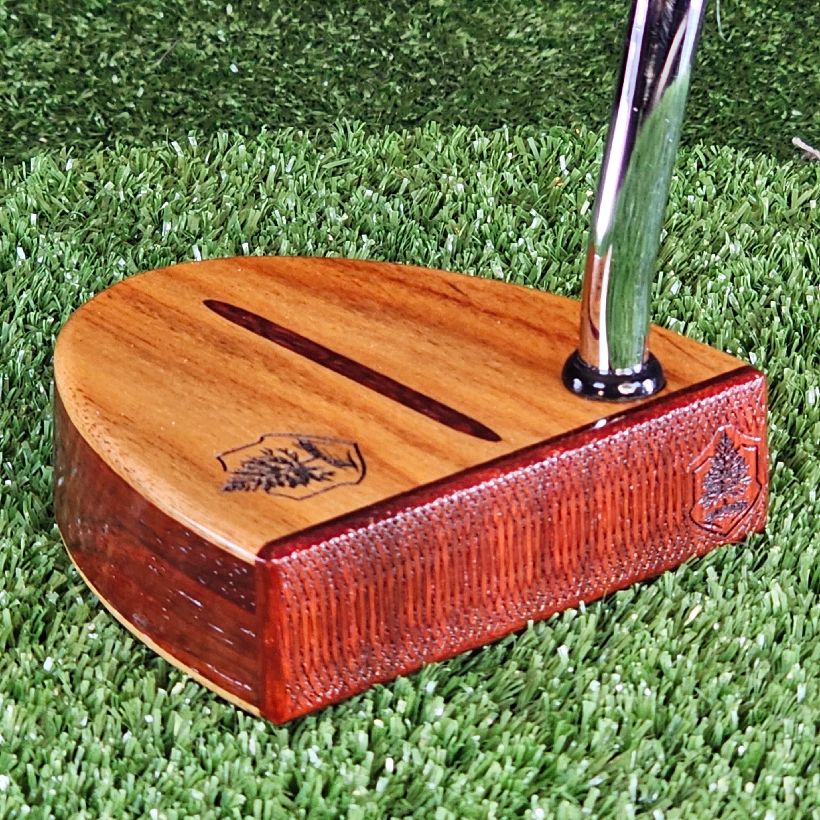 Canarywood and Padauk beautiful exotic Woodford putter