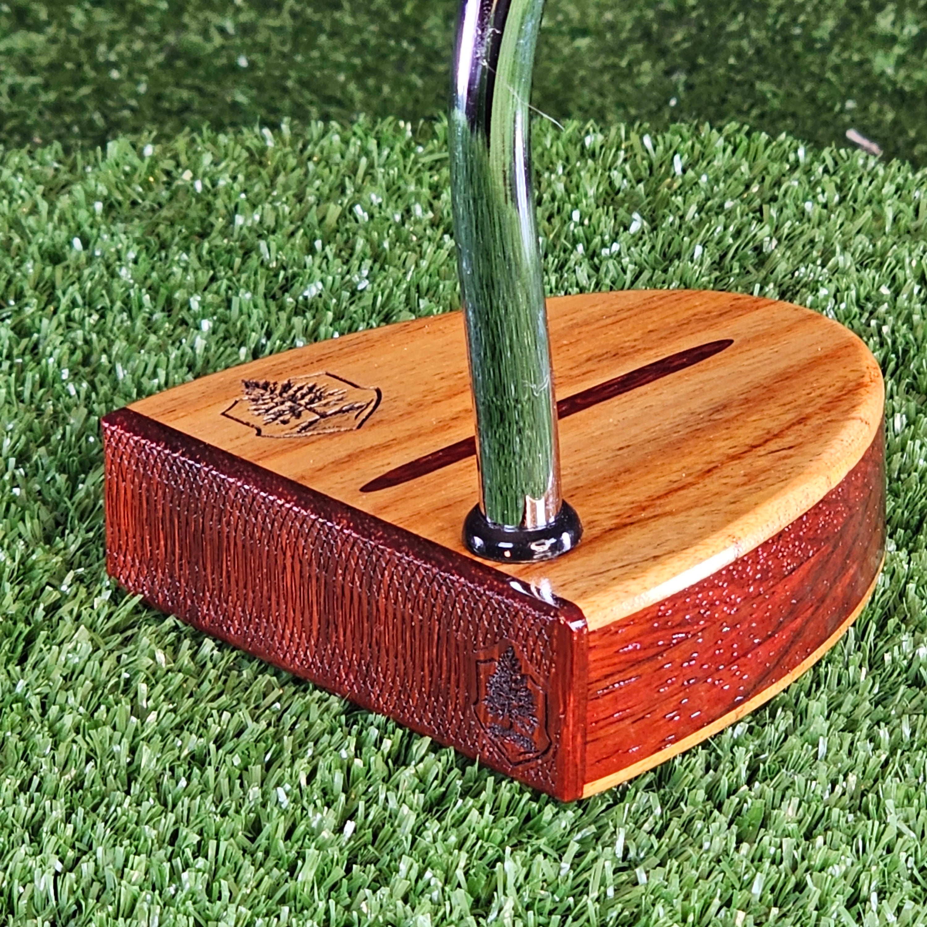 Canarywood and Padauk beautiful exotic Woodford putter