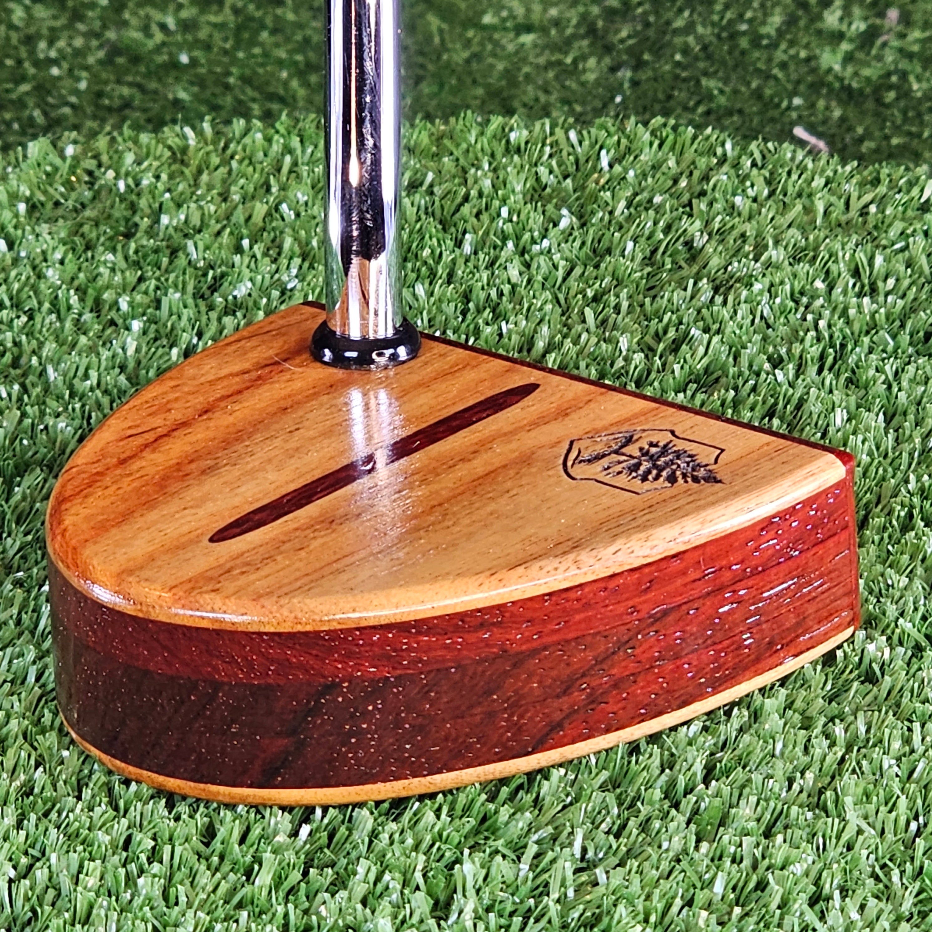 Canarywood and Padauk beautiful exotic Woodford putter