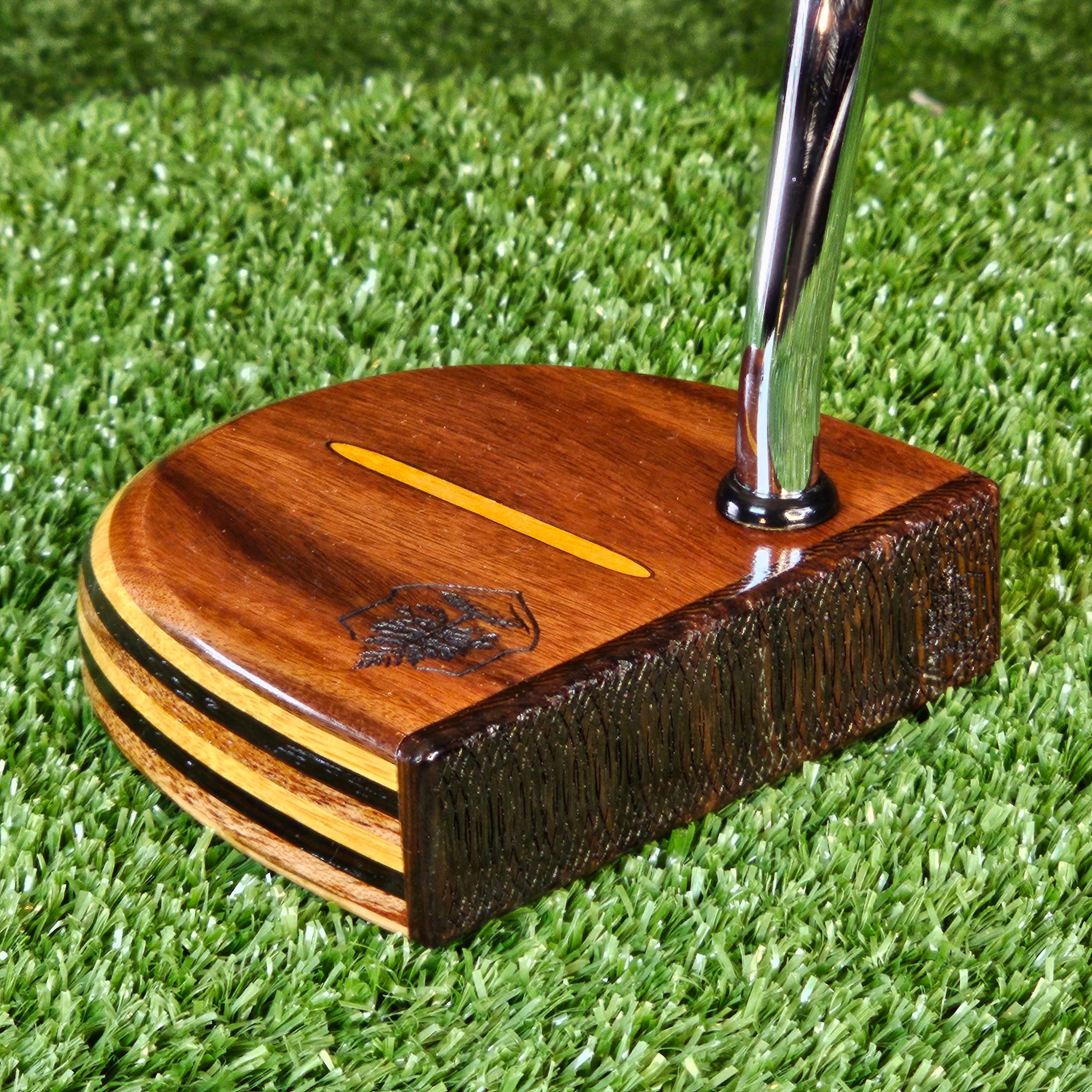 Fatty Style Rosewood and Wenge exotic wood with layered wood body putter