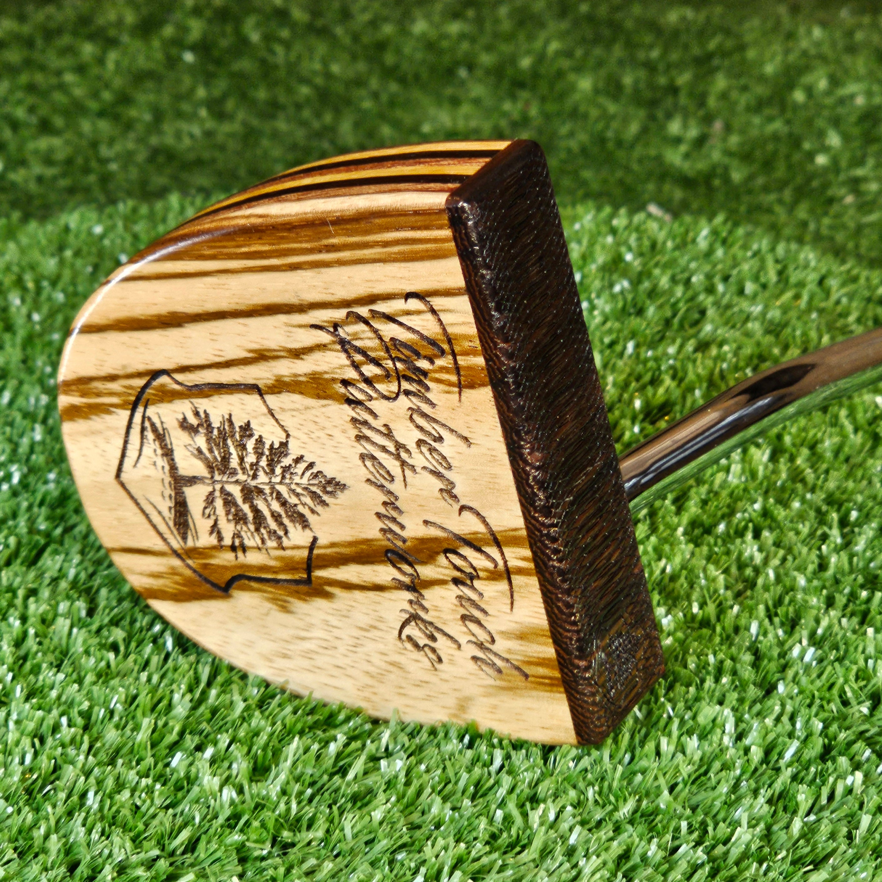 Fatty Style Rosewood and Wenge exotic wood with layered wood body putter
