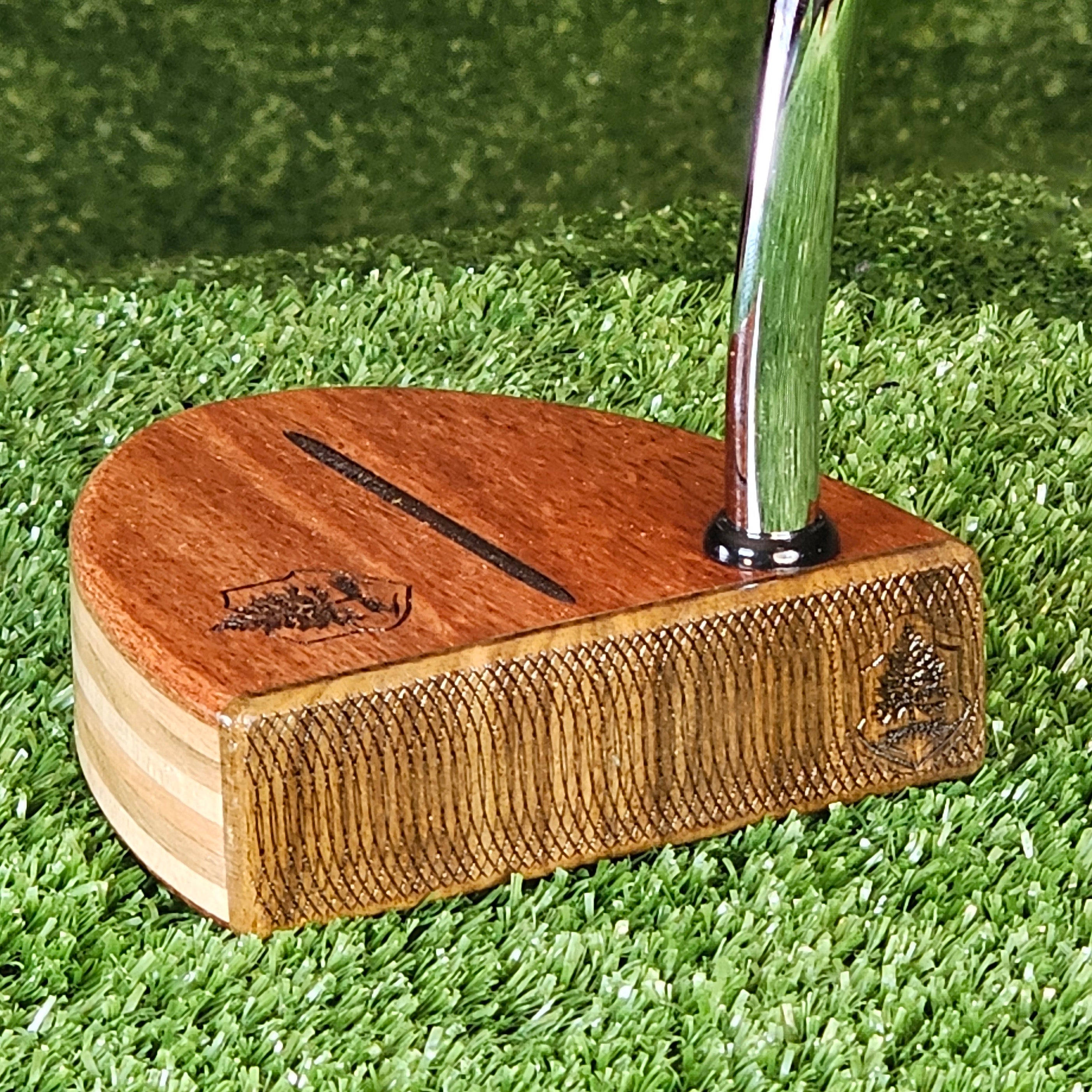 Bloodwood and Rosewood exotic wood putter woodford putter
