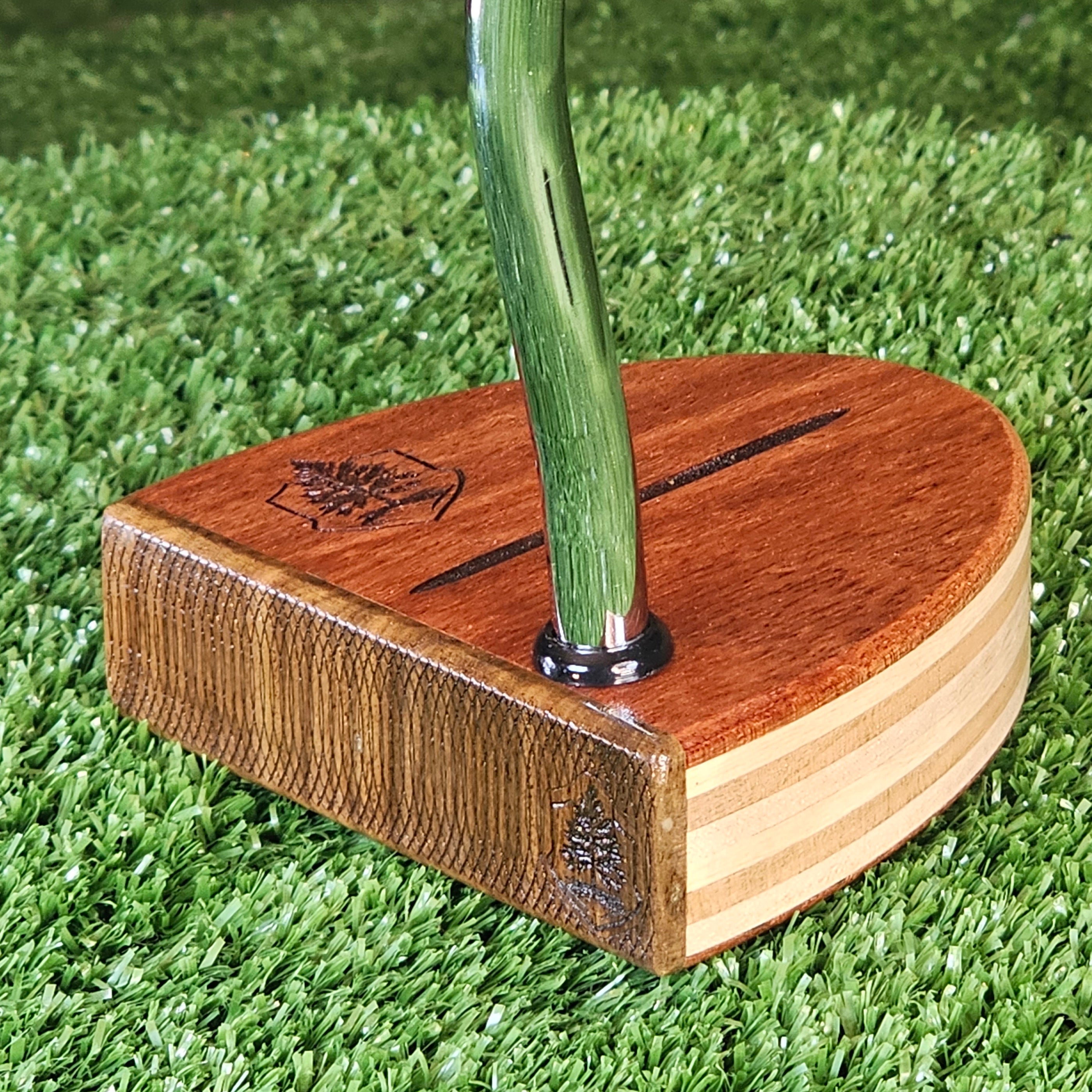 Bloodwood and Rosewood exotic wood putter woodford putter