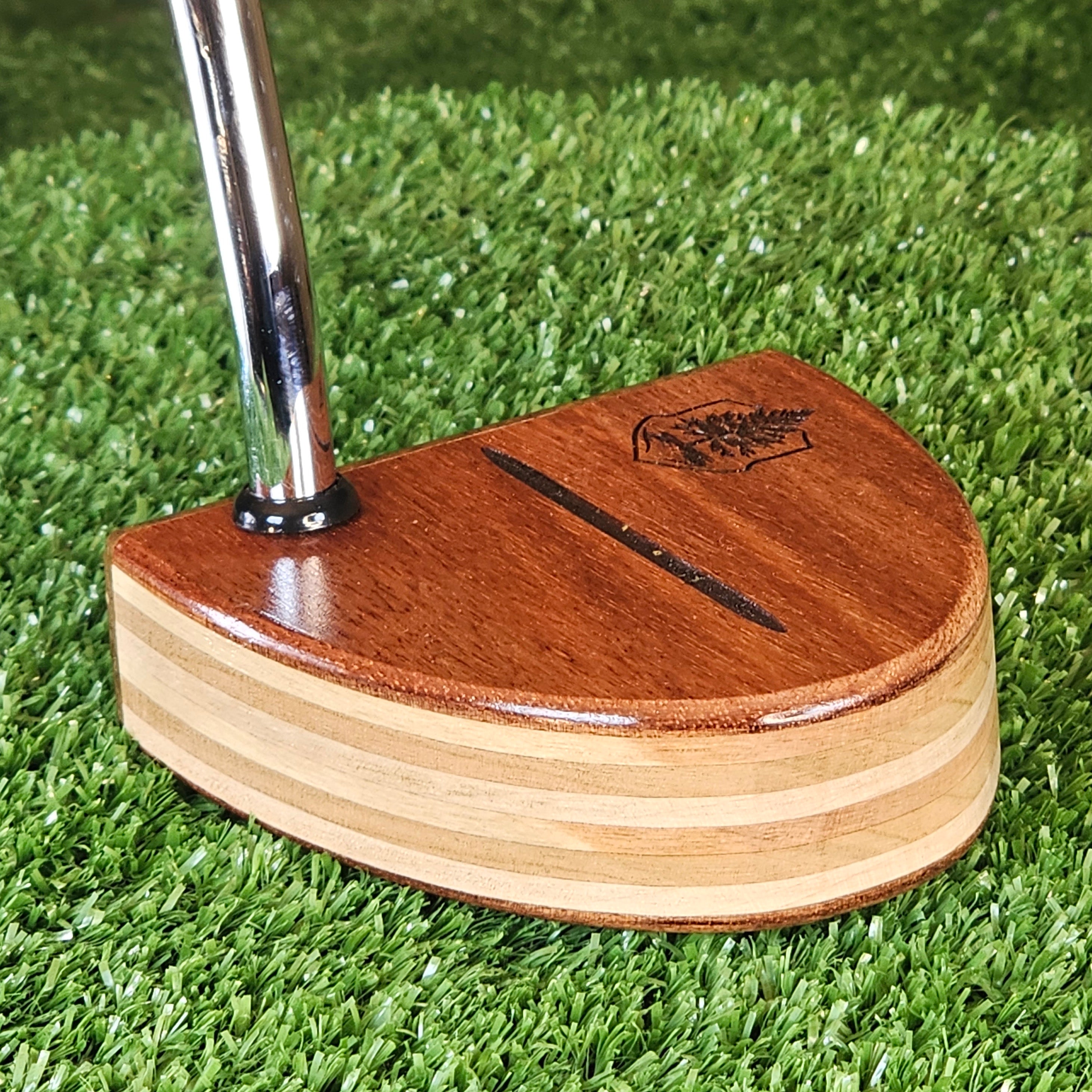 Bloodwood and Rosewood exotic wood putter woodford putter