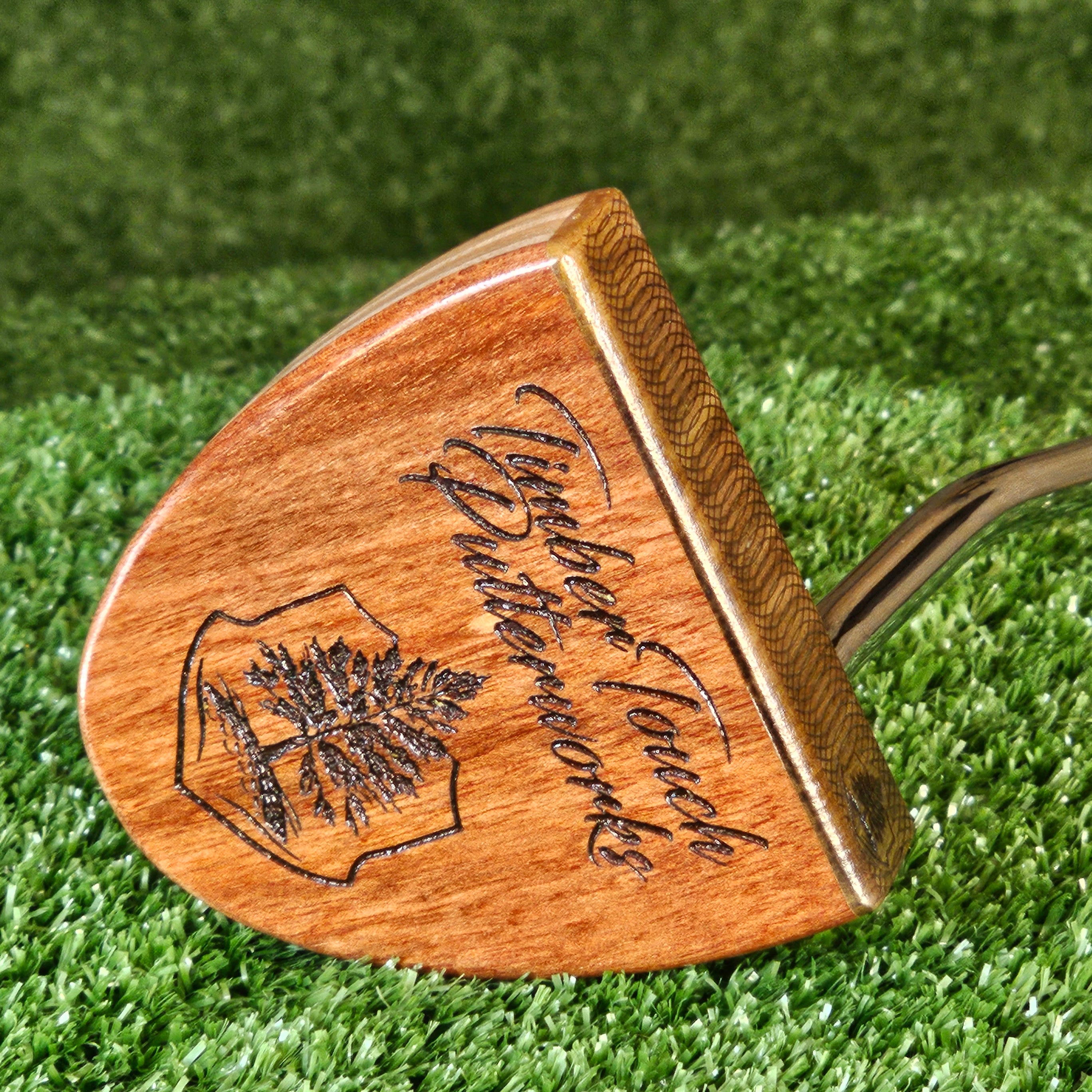 Bloodwood and Rosewood exotic wood putter woodford putter