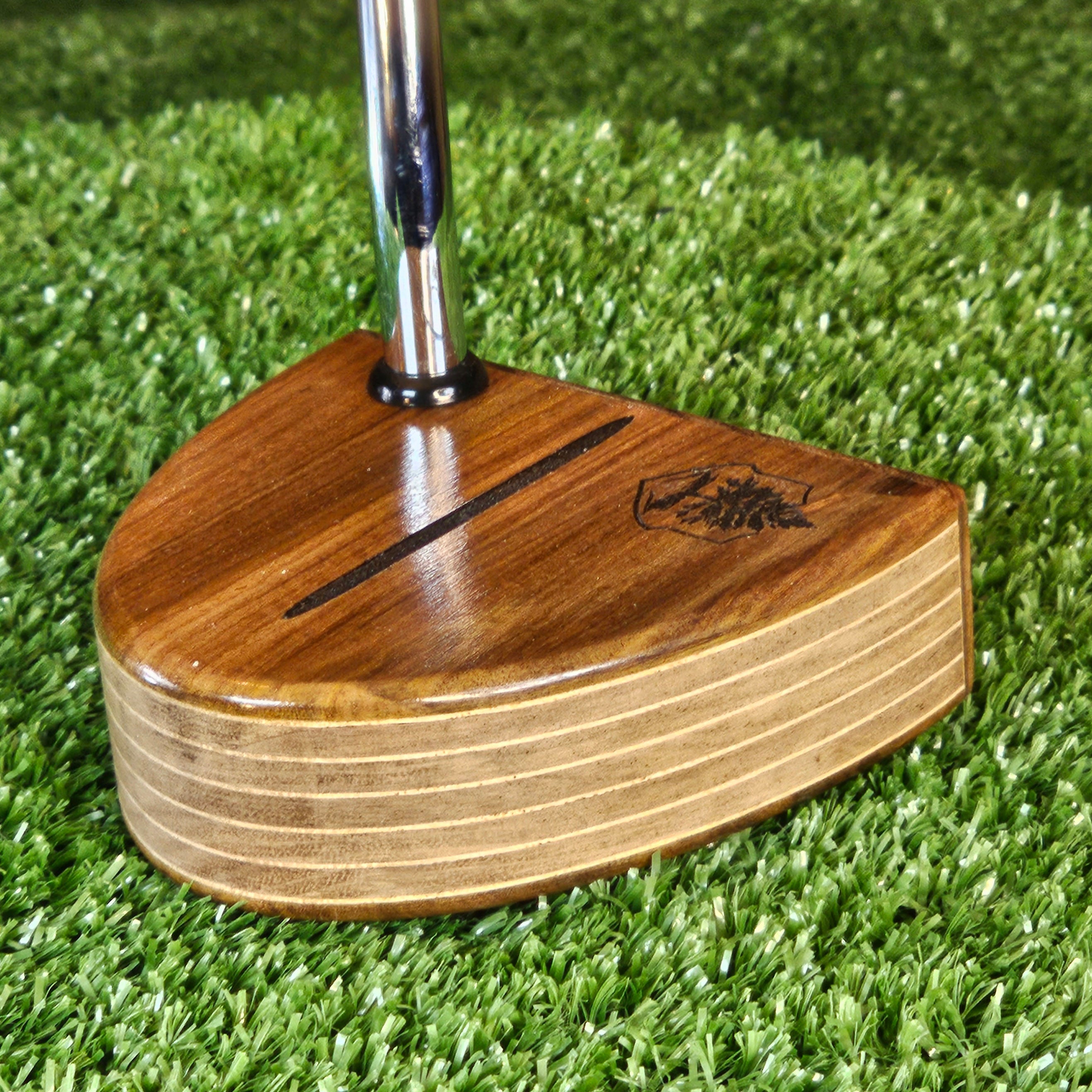 Rosewood and Walnut exotic wood Woodford style putter