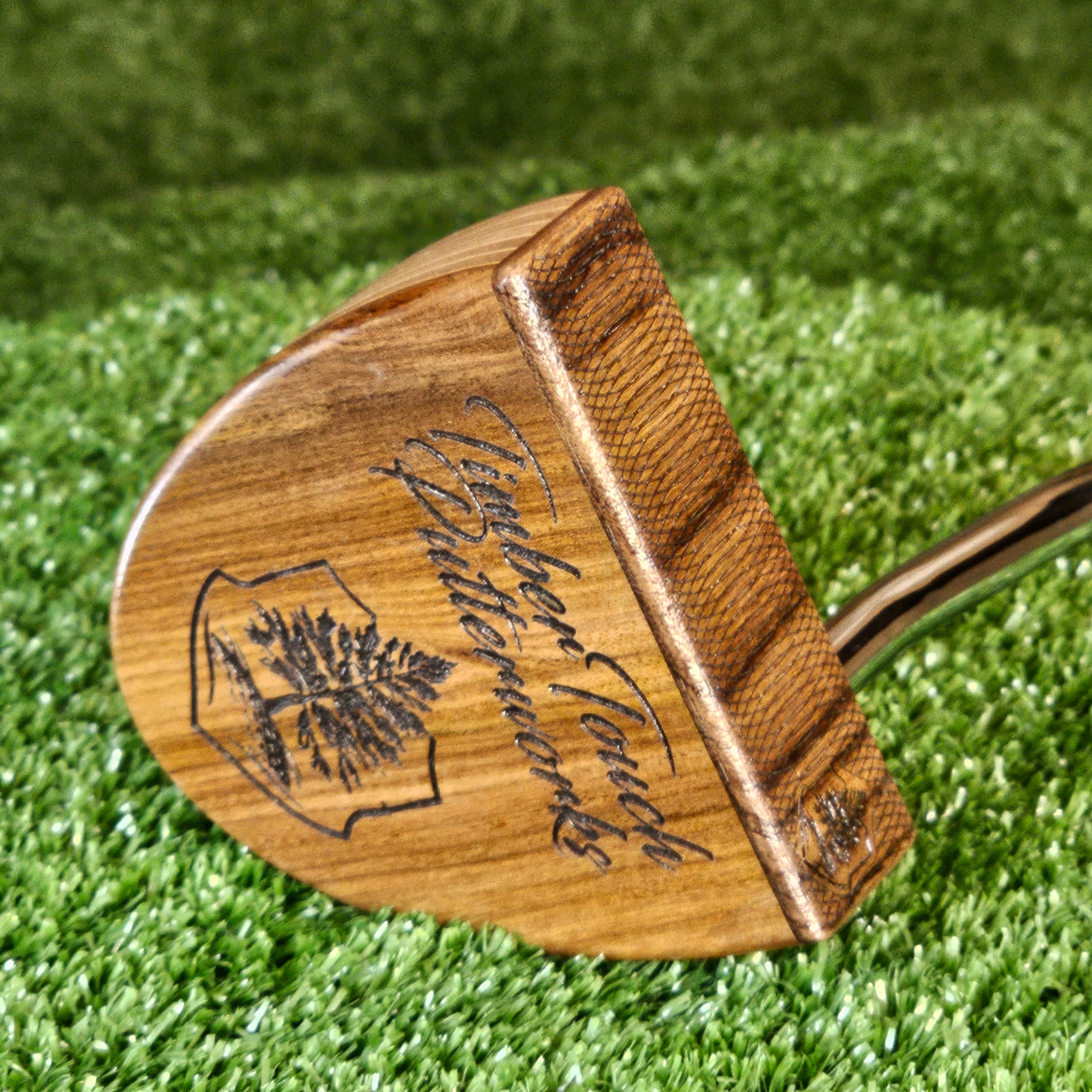Rosewood and Walnut exotic wood Woodford style putter