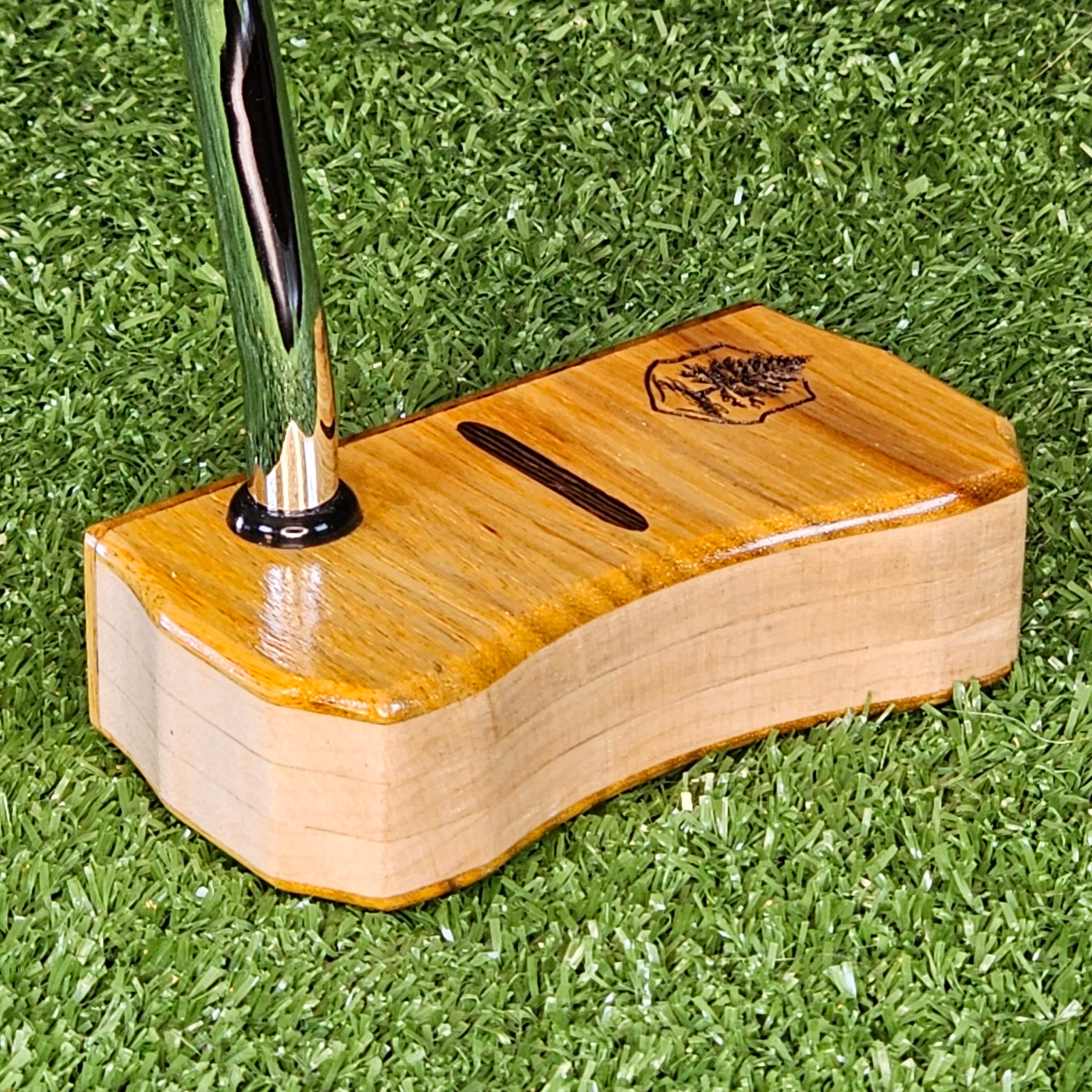 Canarywood and White Oak Bladewood II style putter