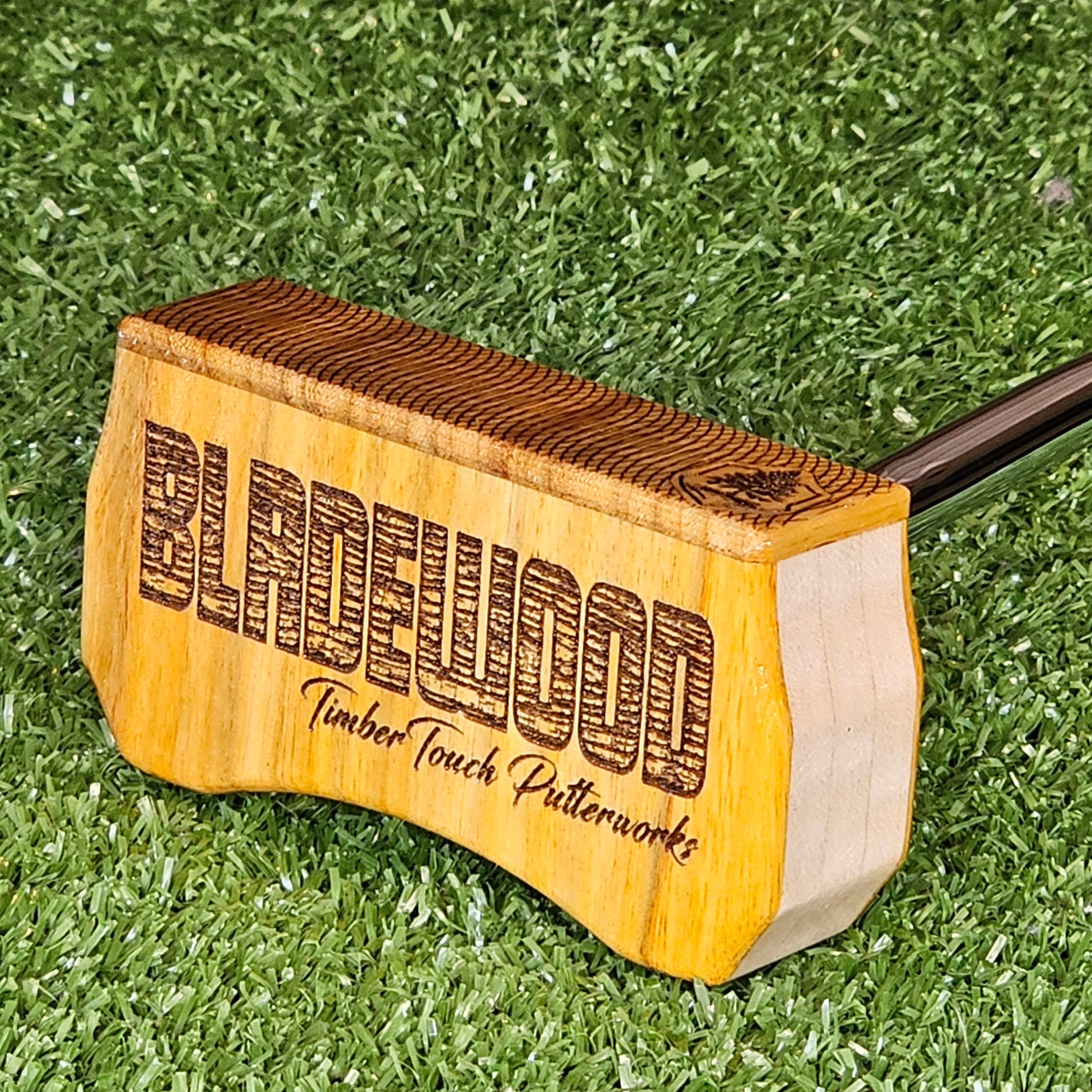 Canarywood and White Oak Bladewood II style putter