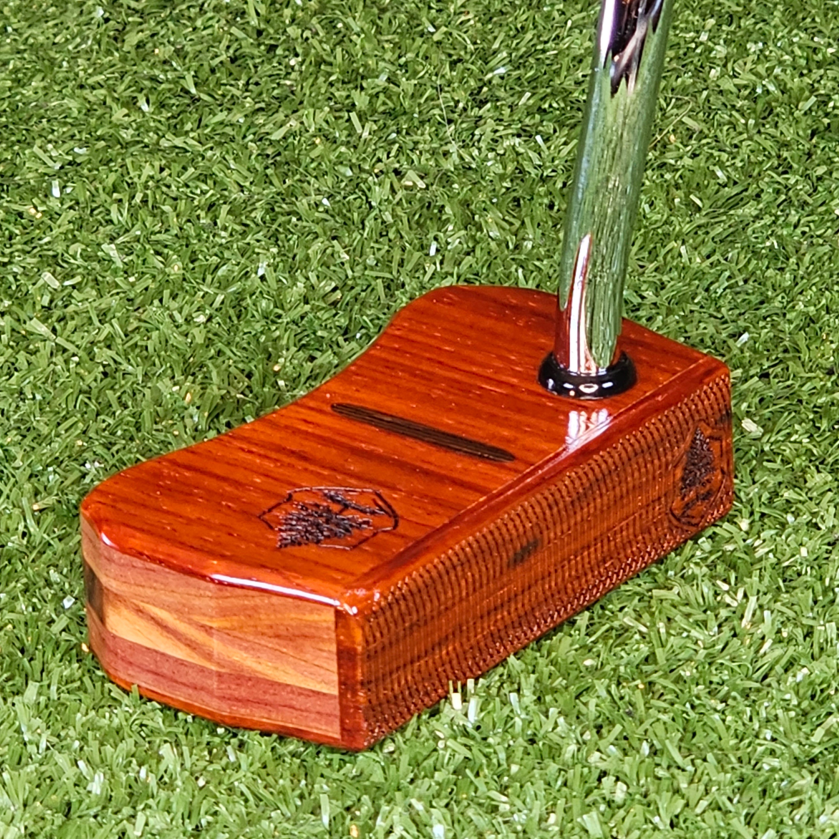 Padauk and Red Cedar Bladewood II style putter