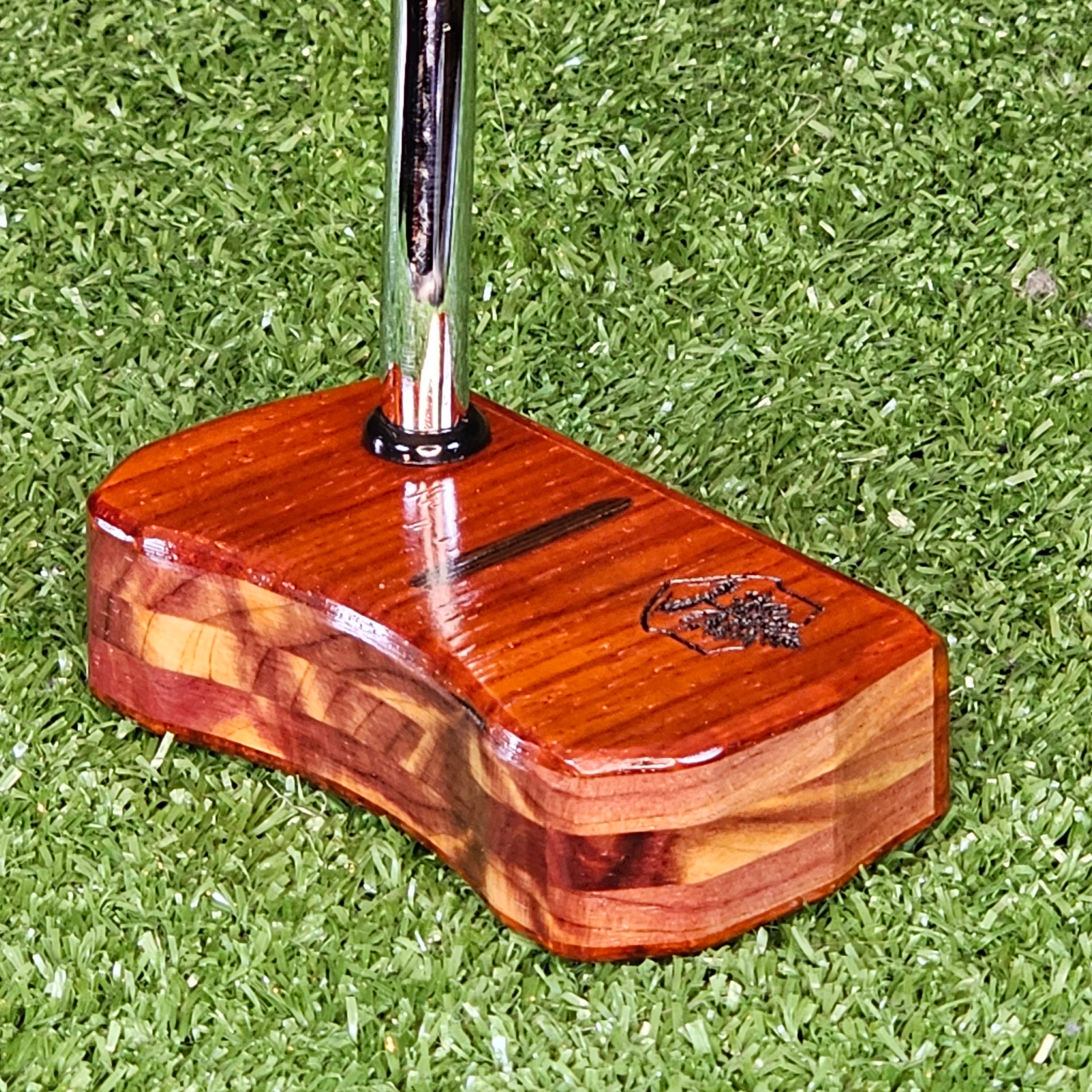 Padauk and Red Cedar Bladewood II style putter