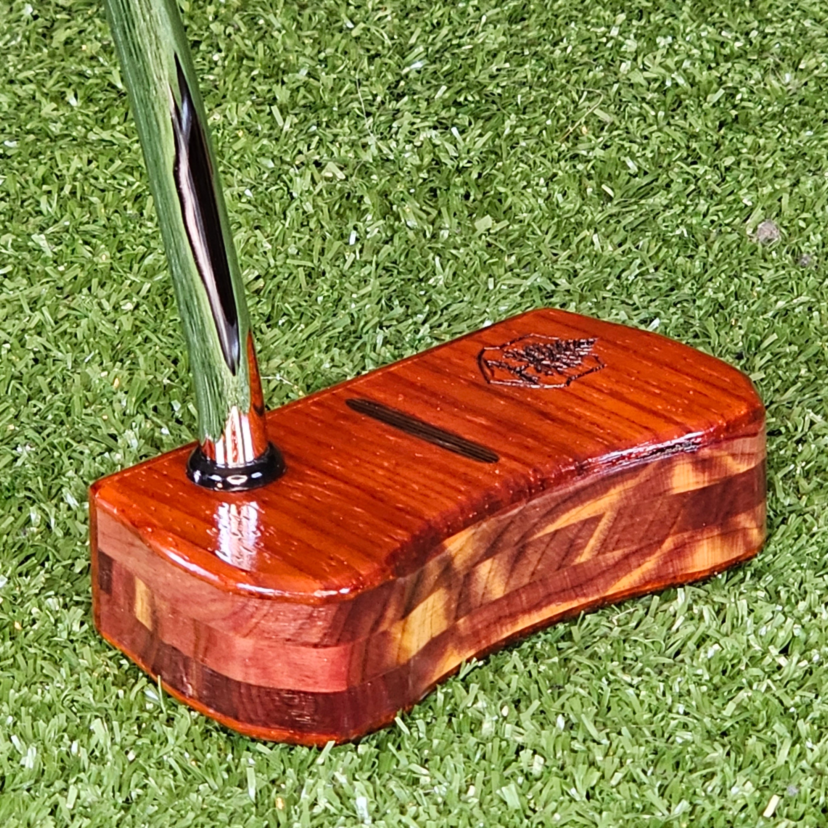 Padauk and Red Cedar Bladewood II style putter