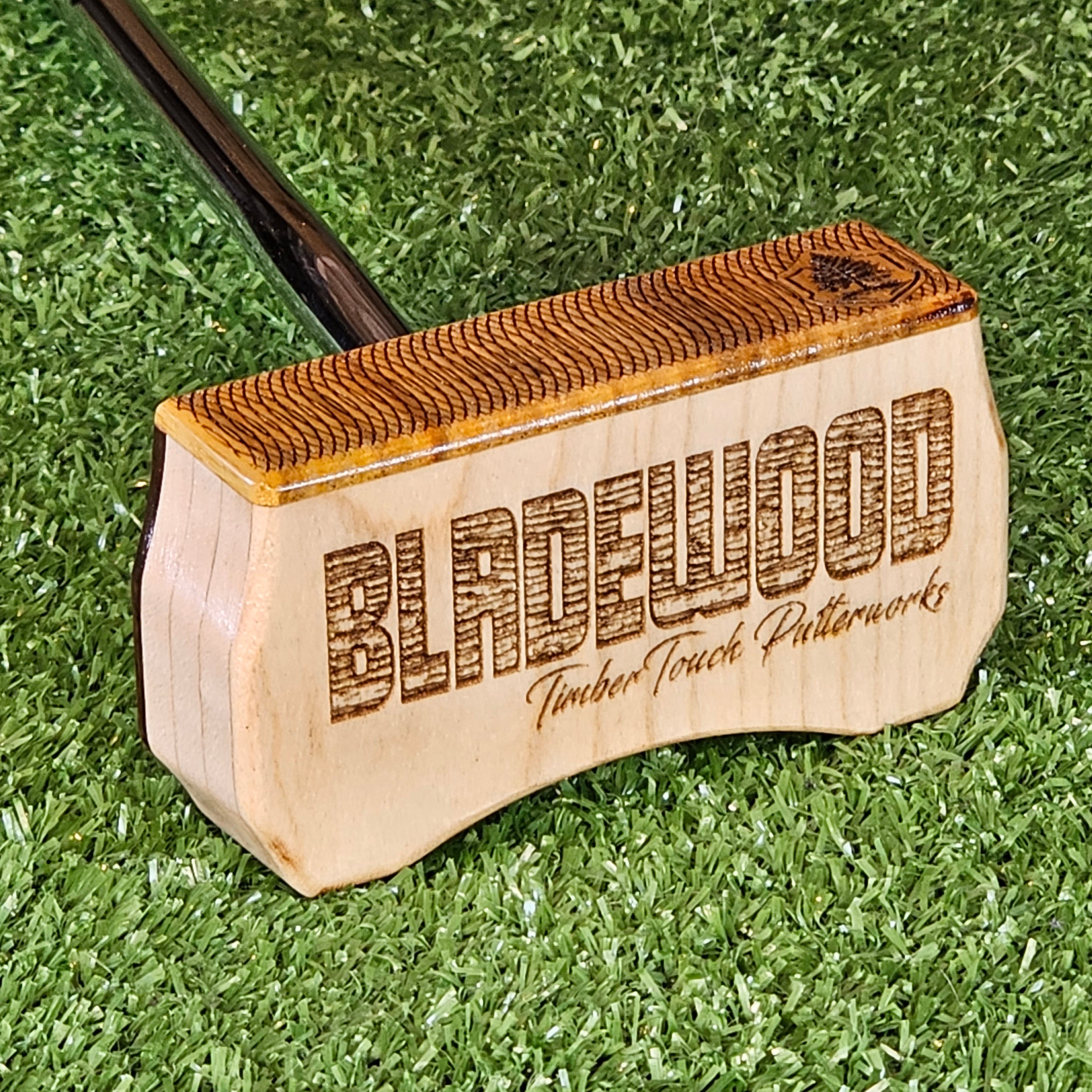 Osage Orange exotic wood center shaft Bladewood II putter lefty or righty