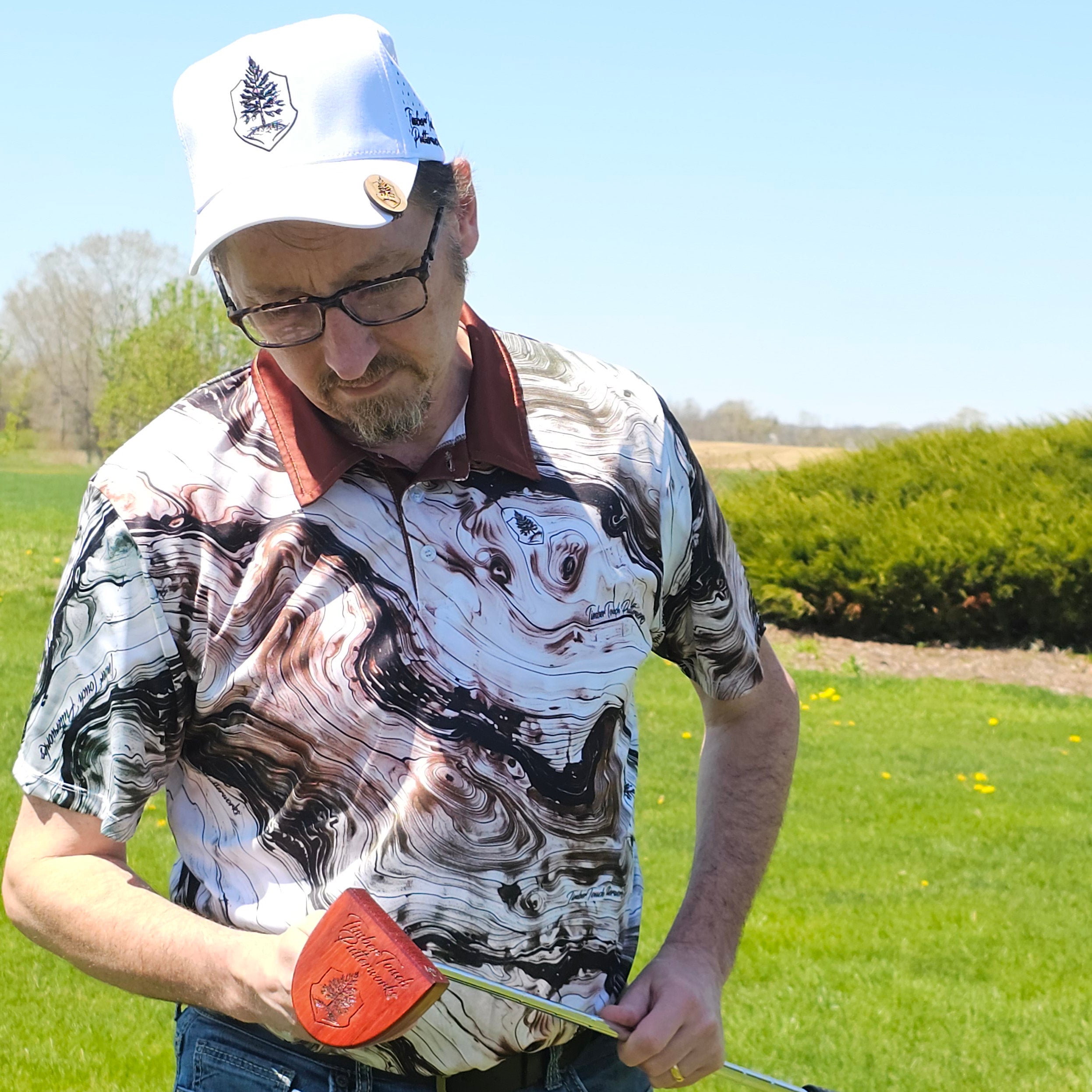 Timbertouch "Sporting Wood" premium golf polo shirt