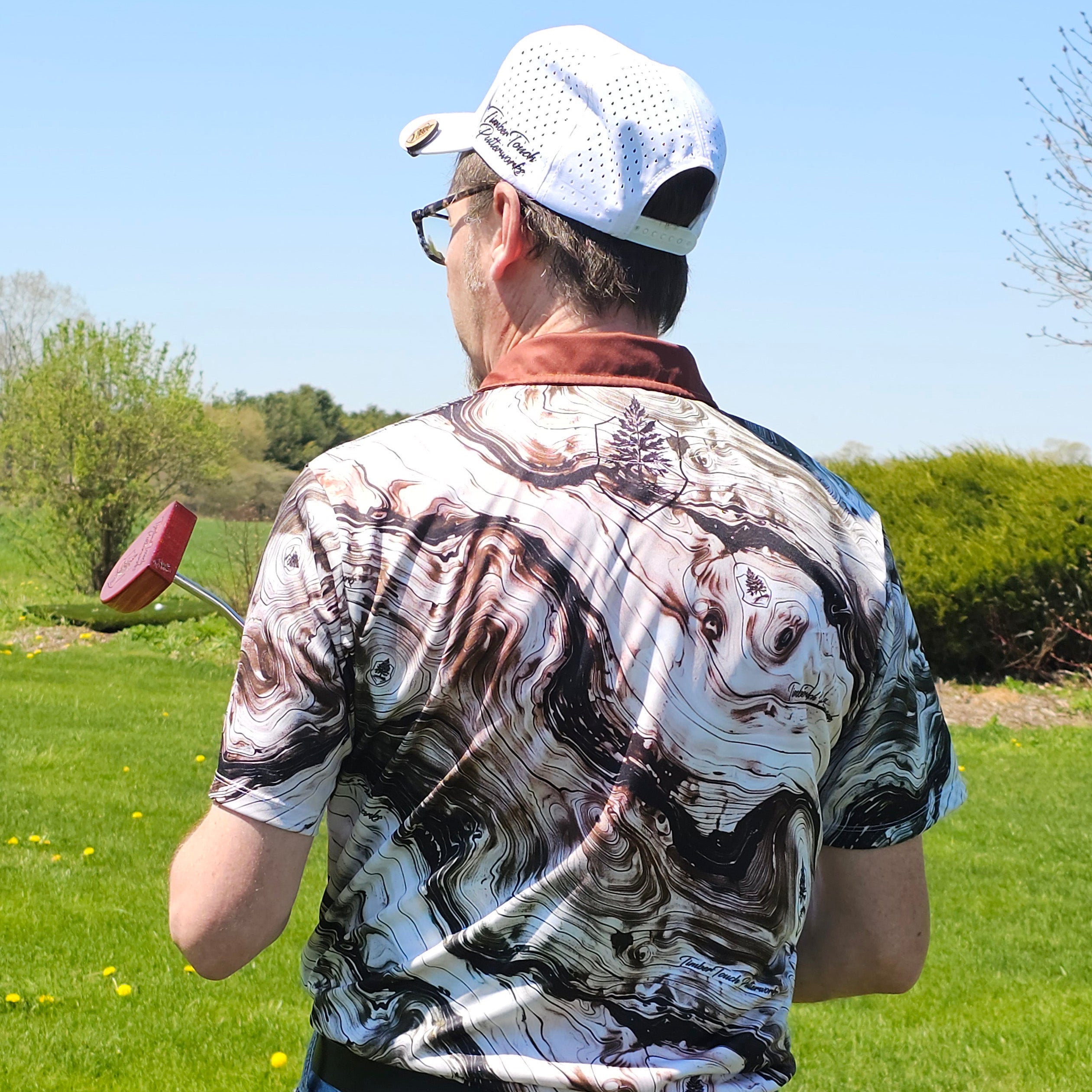 Timbertouch "Sporting Wood" premium golf polo shirt
