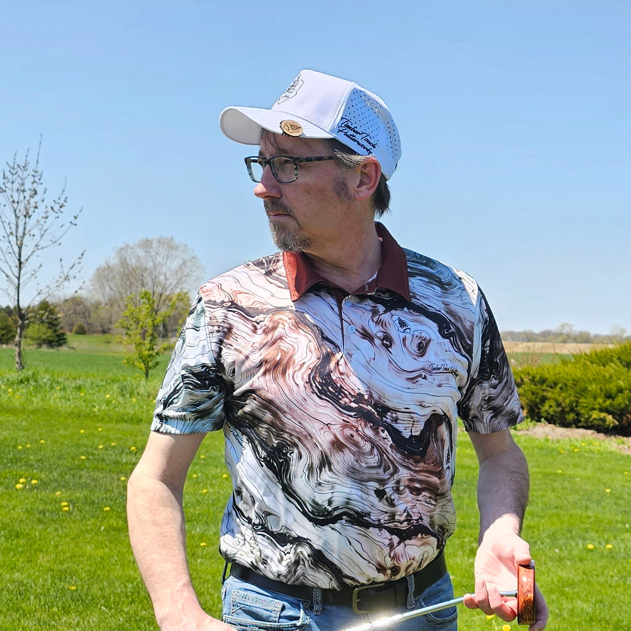 Timbertouch "Sporting Wood" premium golf polo shirt