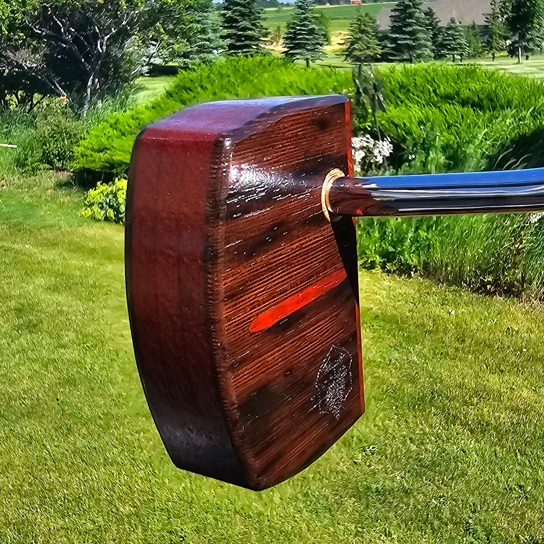 Wenge and Padauk Exotic wood putter  Woodwin style