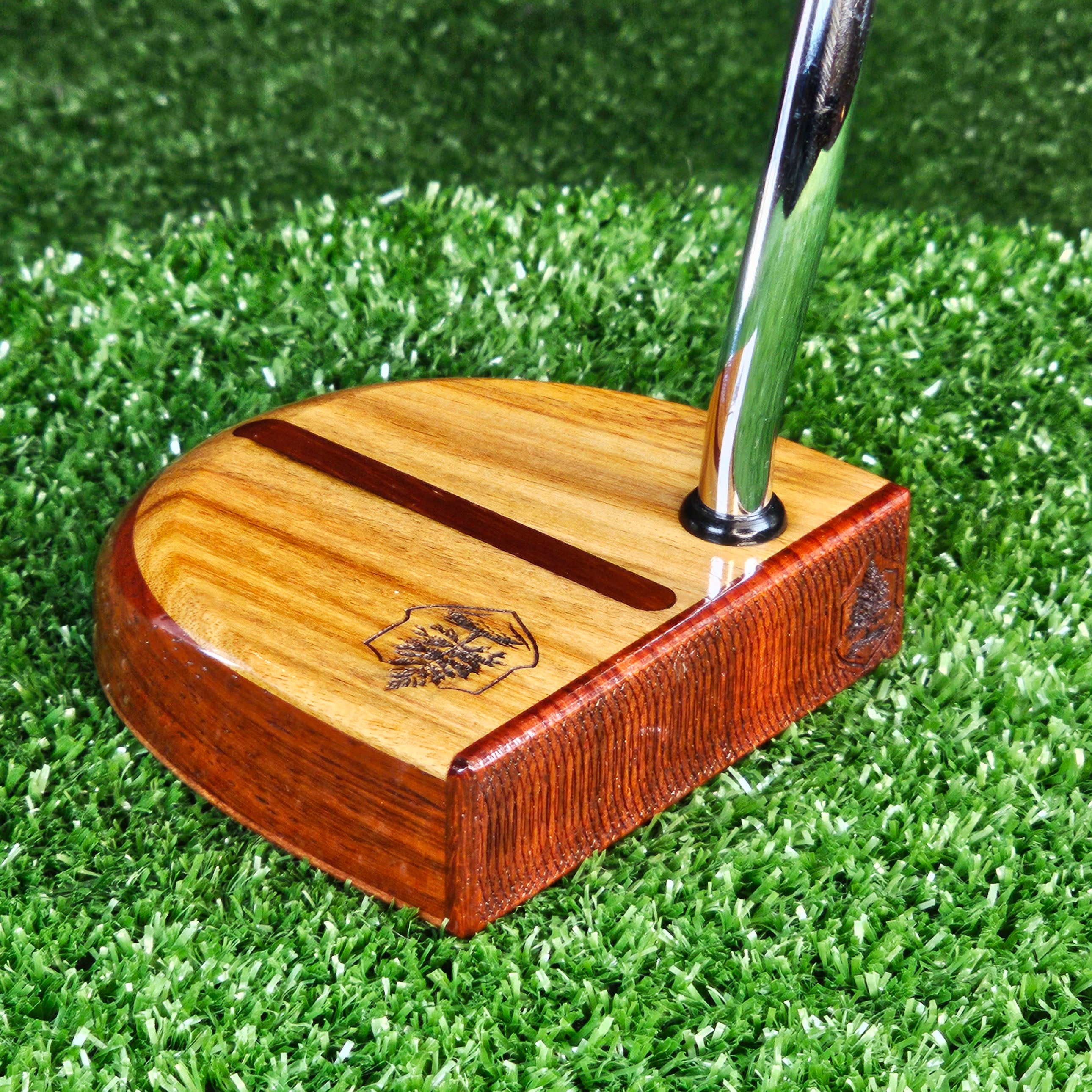 Fatty Style Canarywood and with body and inlay exotic Padauk wood putter