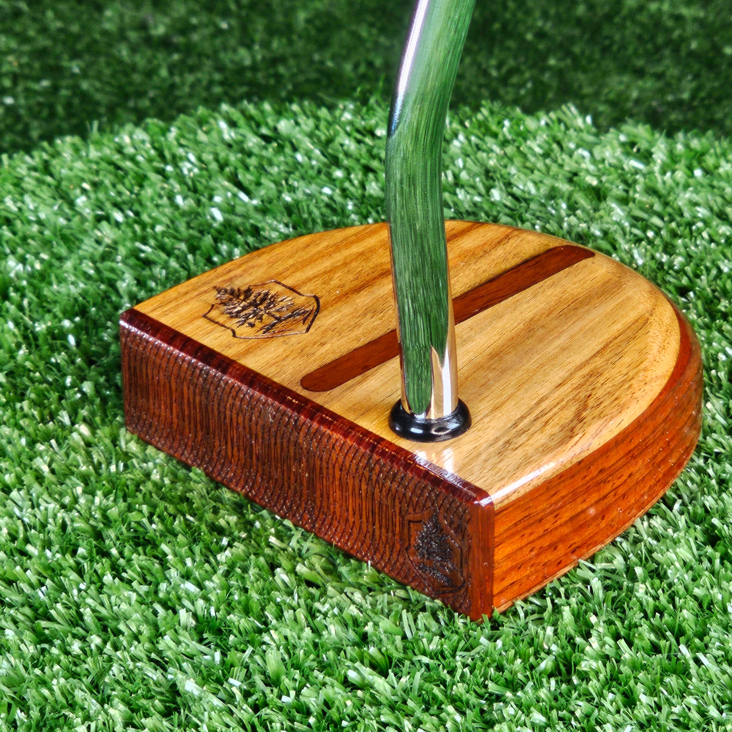 Fatty Style Canarywood and with body and inlay exotic Padauk wood putter