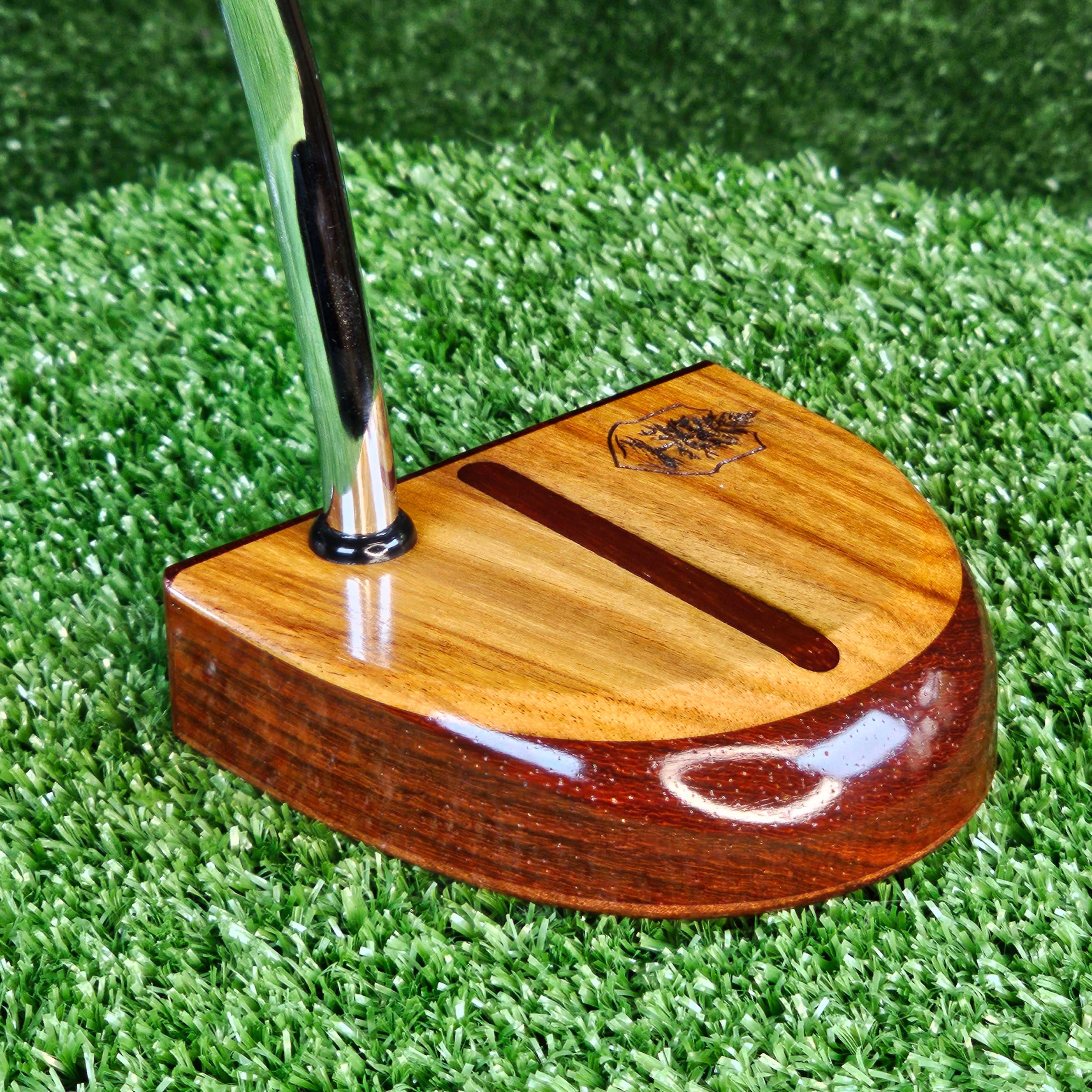 Fatty Style Canarywood and with body and inlay exotic Padauk wood putter