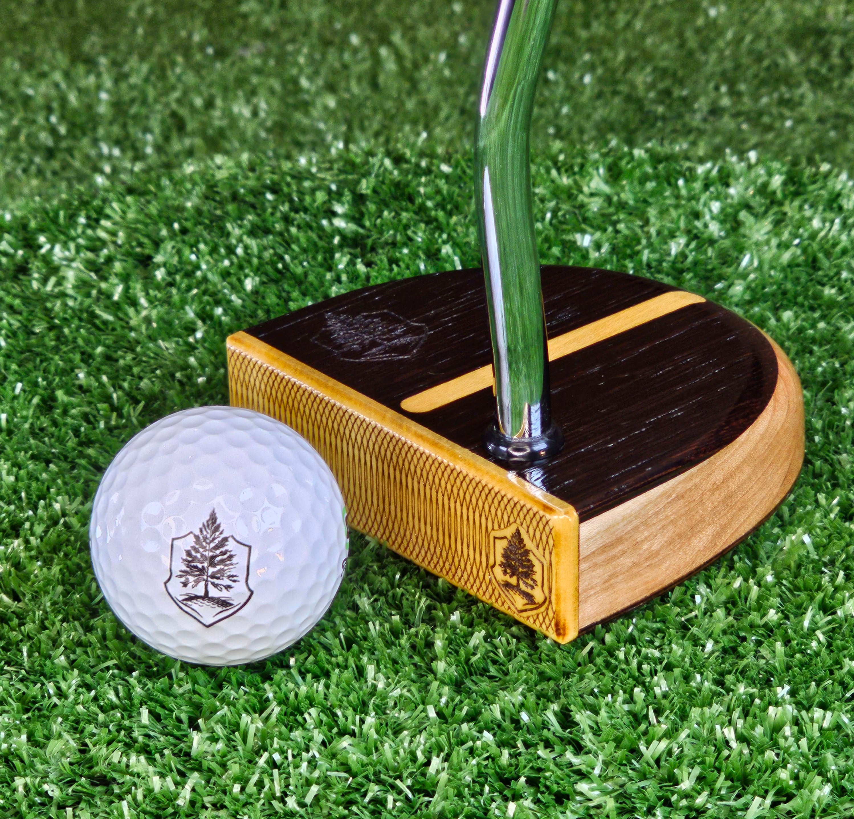 Fatty Style Yellowheart exotic Wenge wood and Oak putter