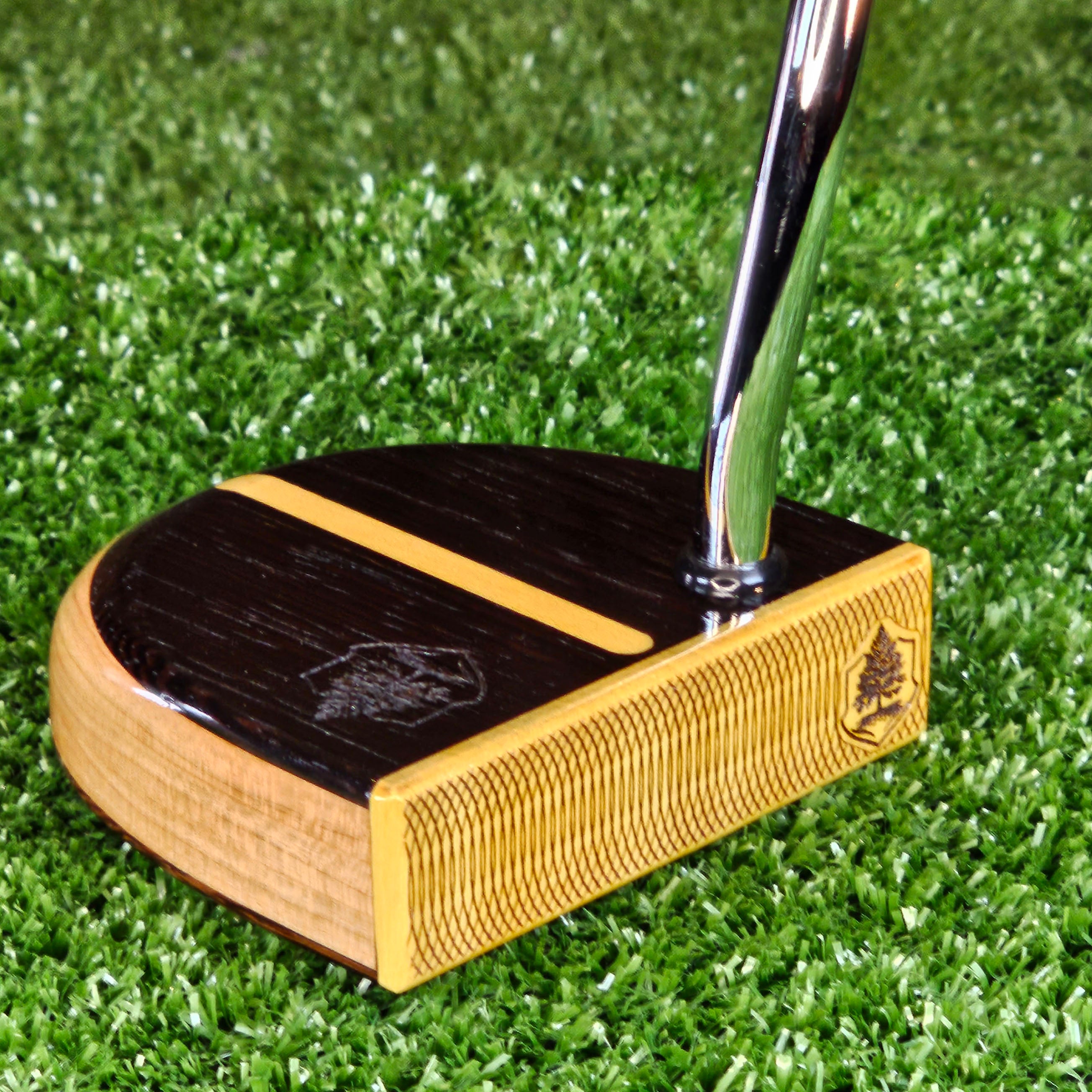 Fatty Style Yellowheart exotic Wenge wood and Oak putter