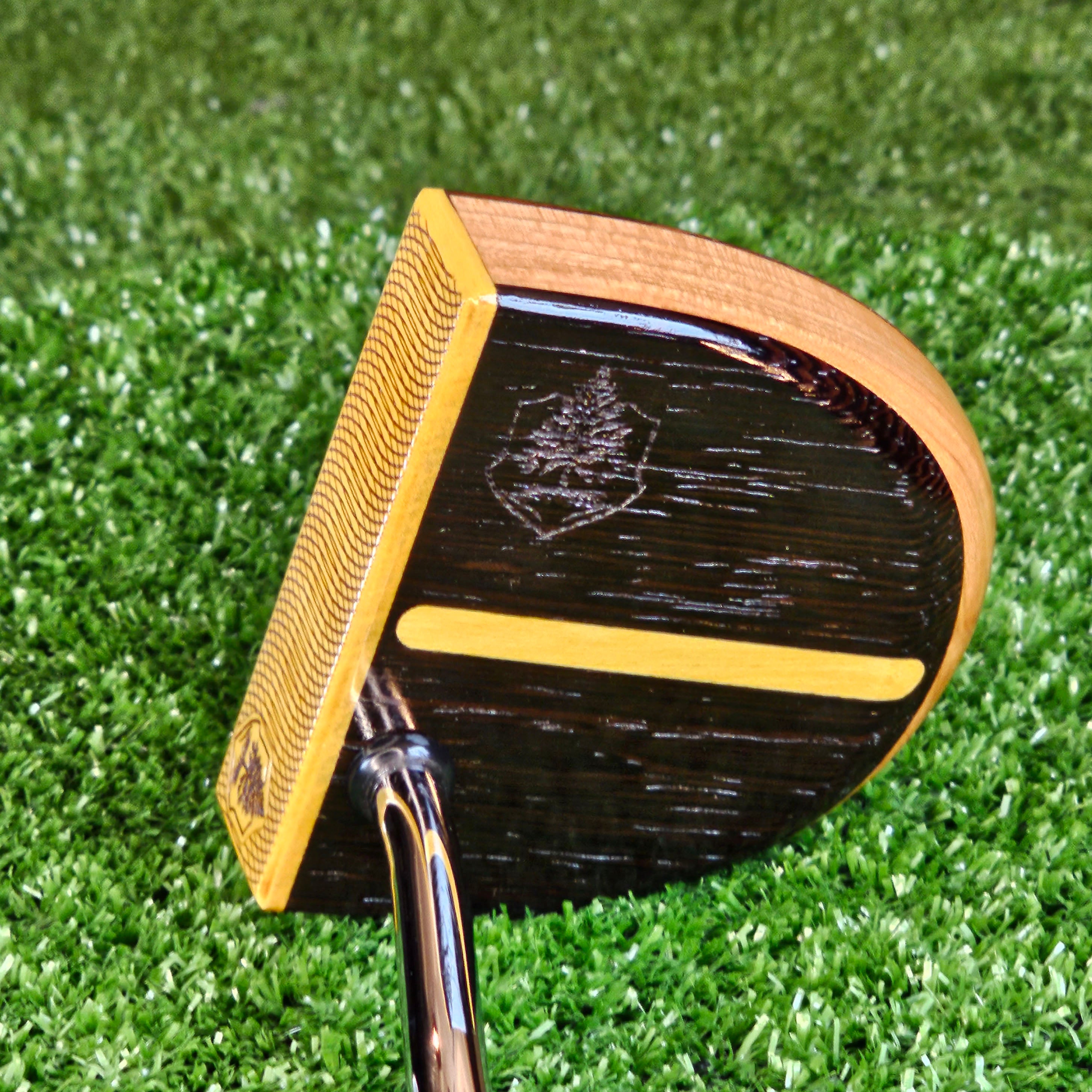 Fatty Style Yellowheart exotic Wenge wood and Oak putter