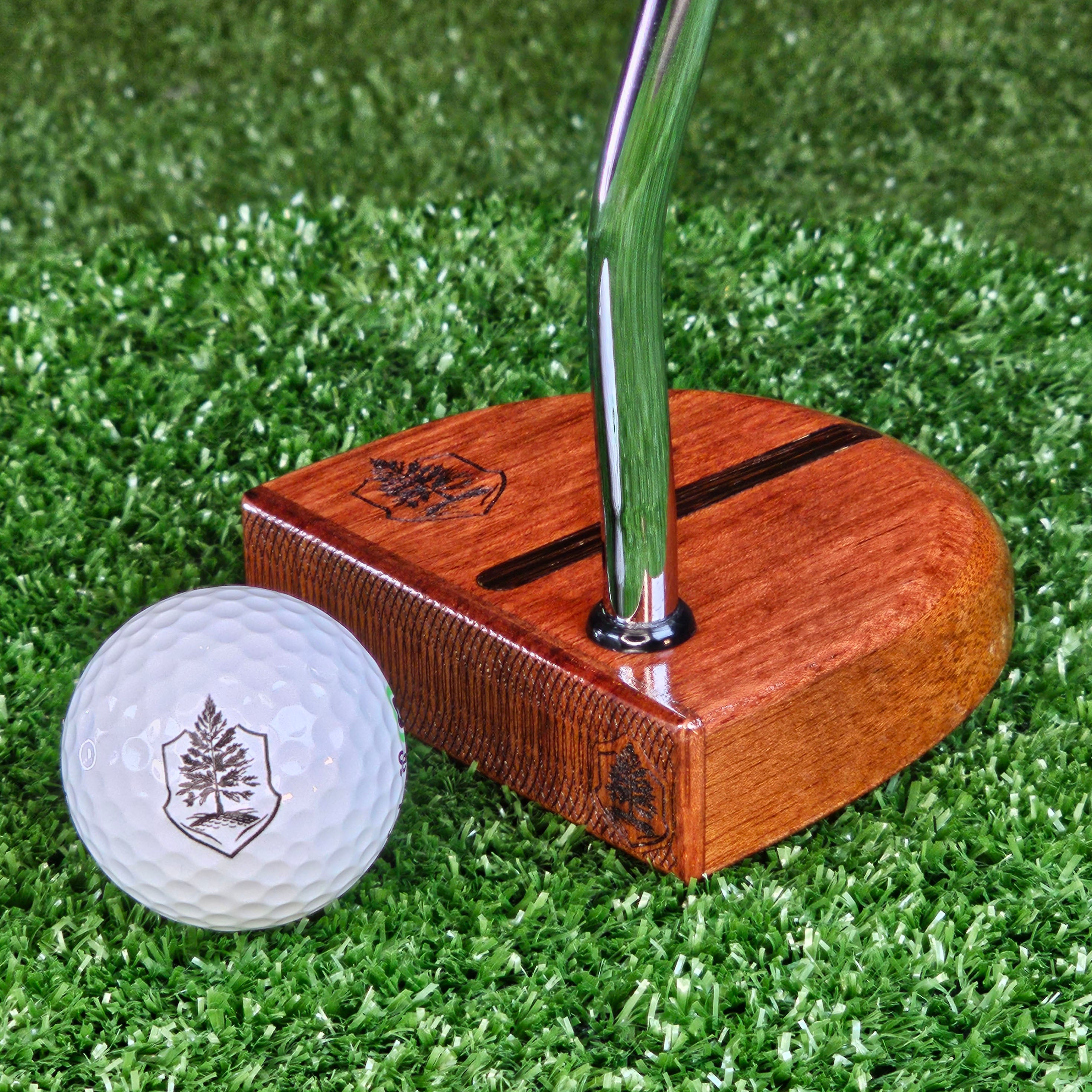 Fatty Style Exotic Rosewood and Mahogany wood putter