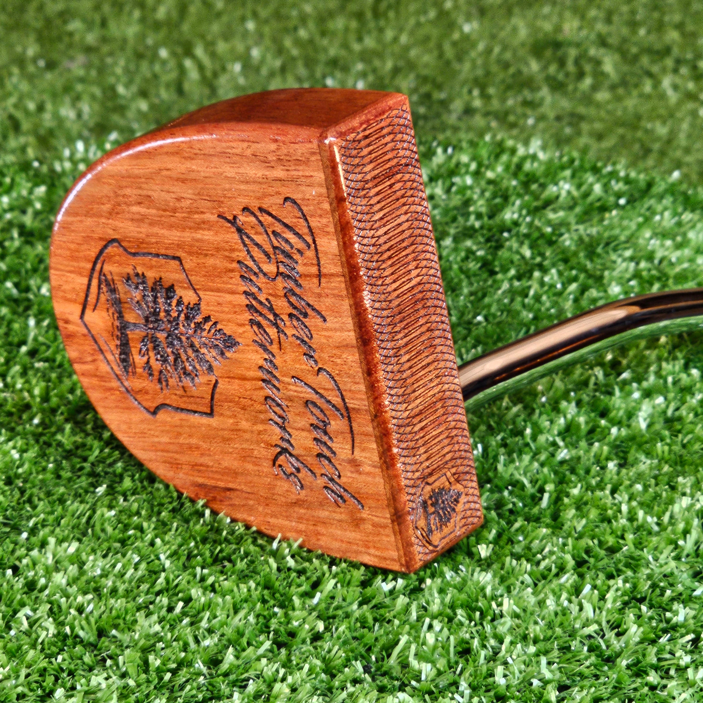 Fatty Style Exotic Rosewood and Mahogany wood putter