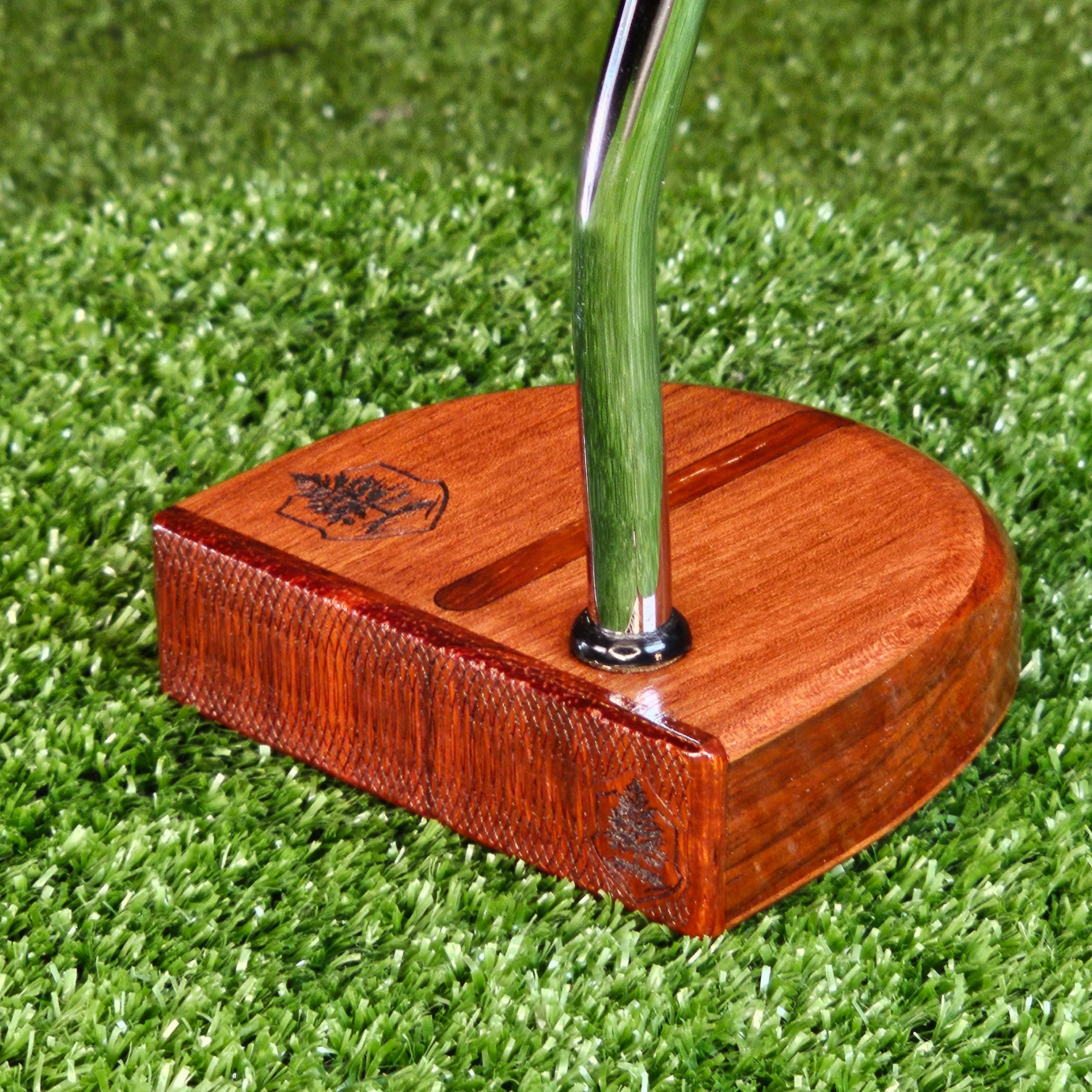 Fatty Style Mahogany and exotic Padauk wood body putter