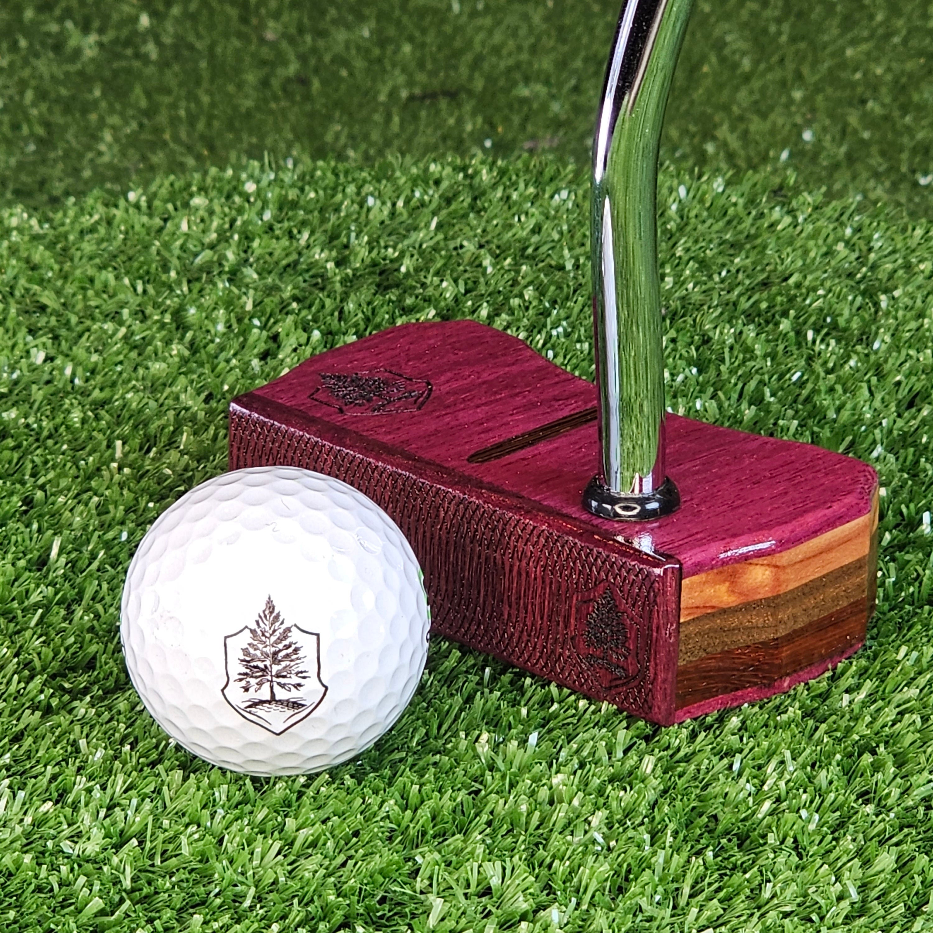 Exotic wood putter Purpleheart Bladewood II putter