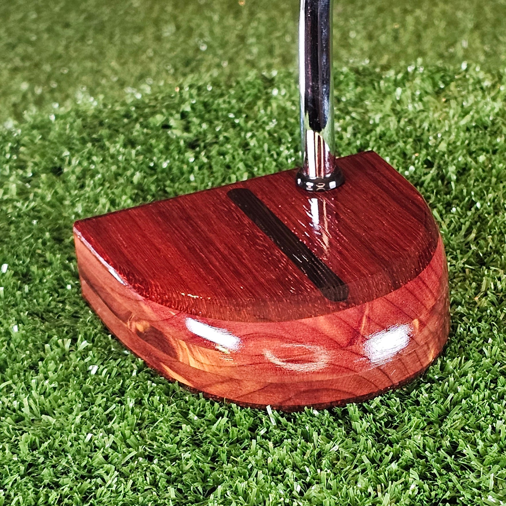 Exotic Padauk wood and Red Cedar Putter LEFTY