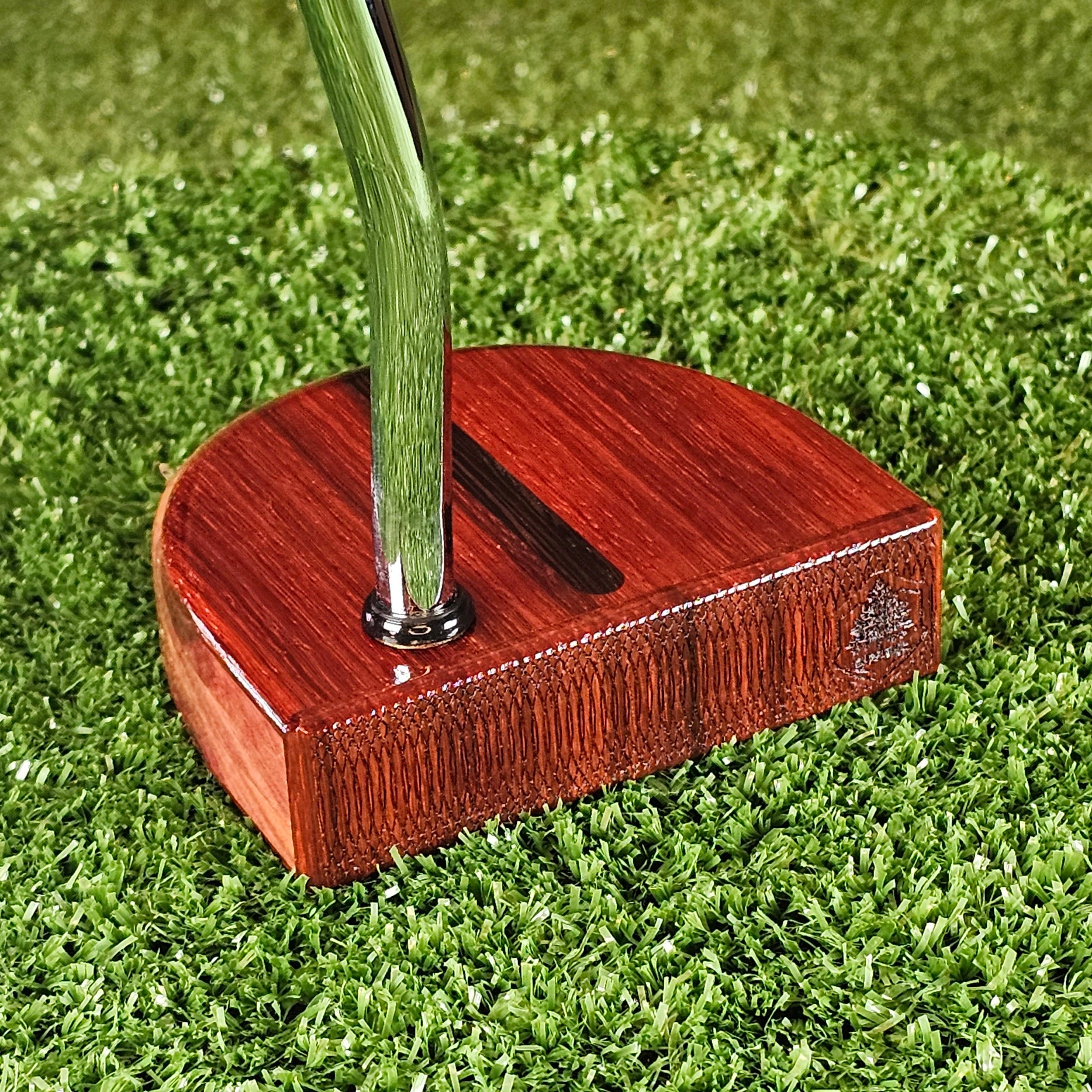 Exotic Padauk wood and Red Cedar Putter LEFTY