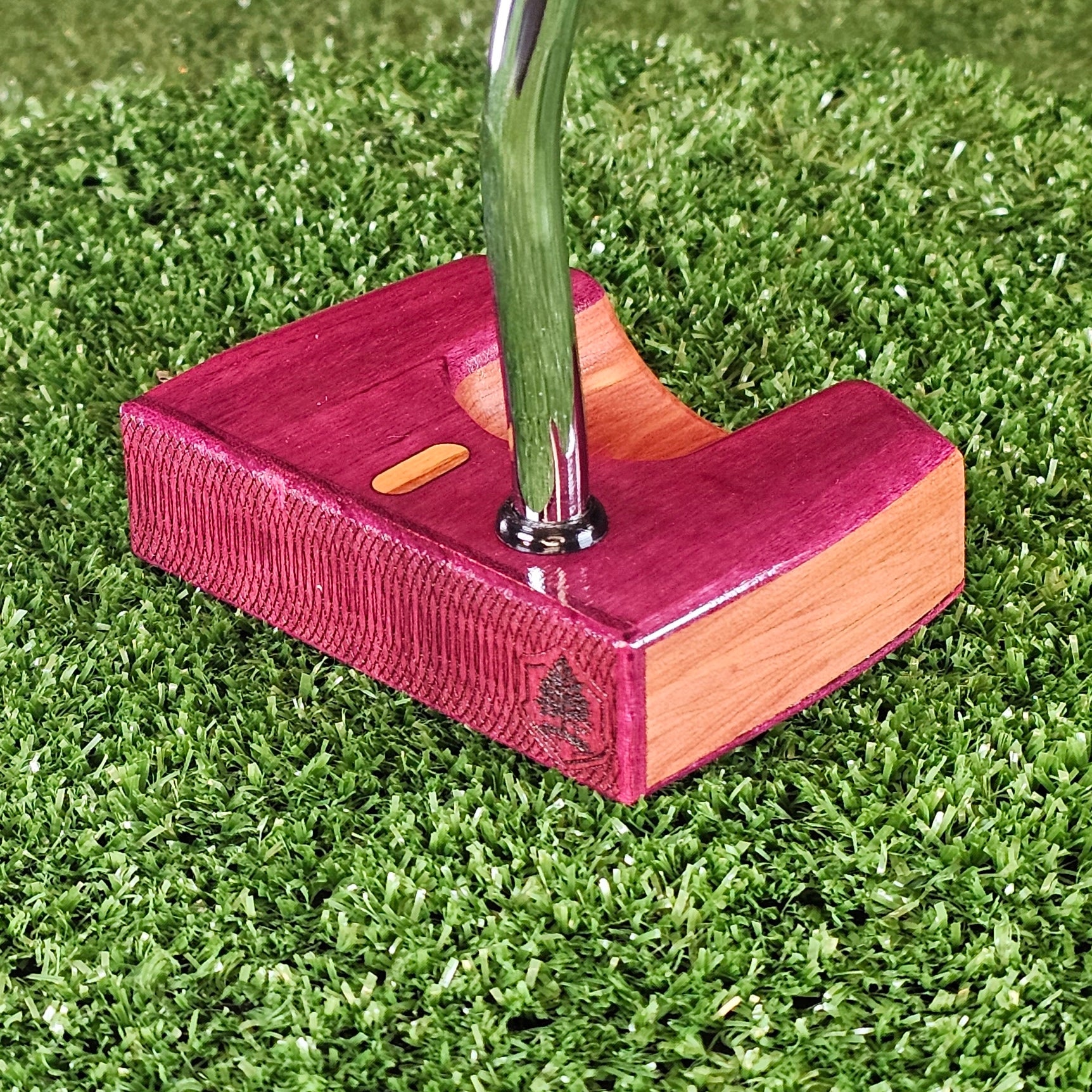 Amaranth style Purpleheart exotic wood Woodrich Regal Putter